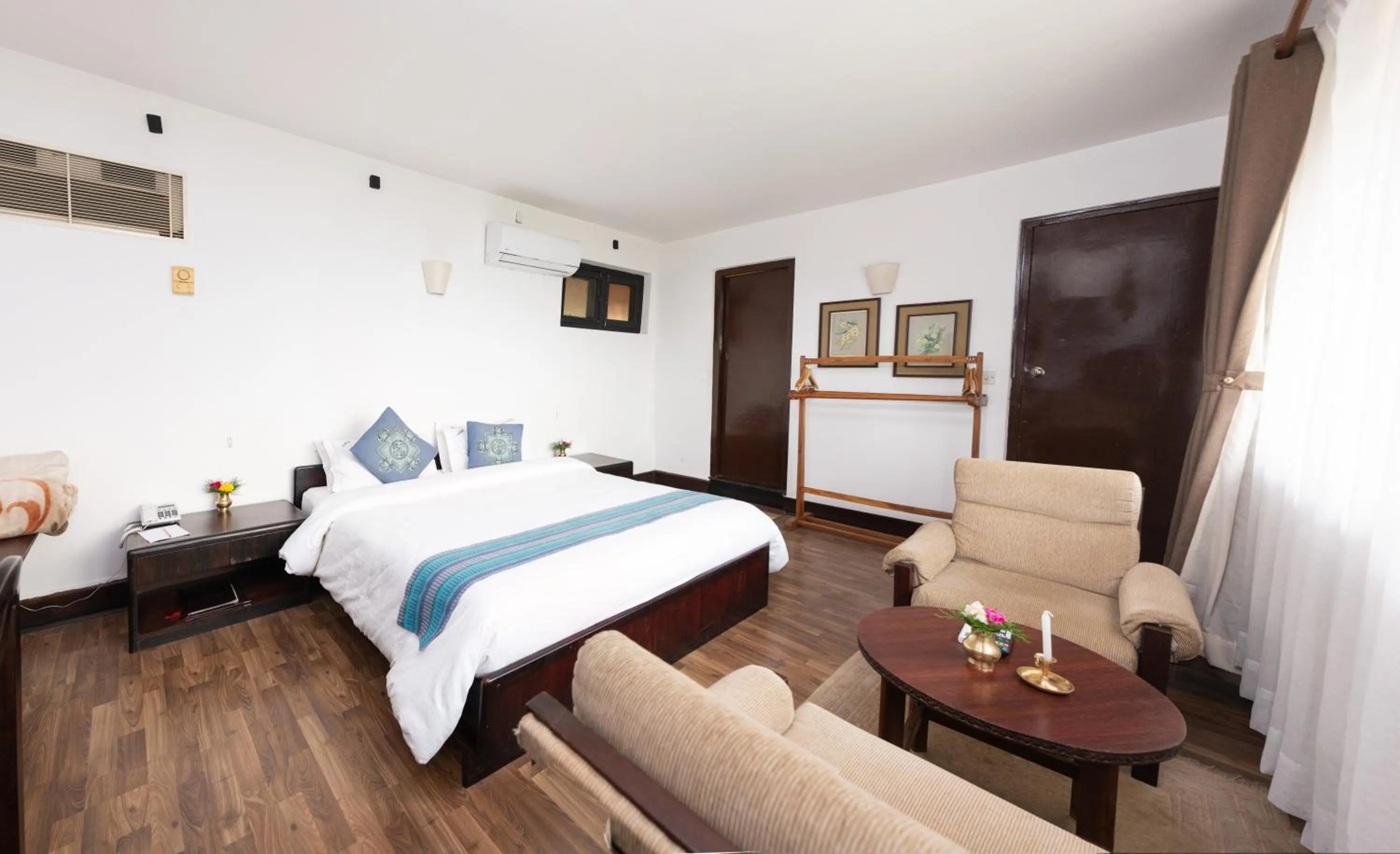 Photo of the whole room, Bed in Dhulikhel Mountain Resort