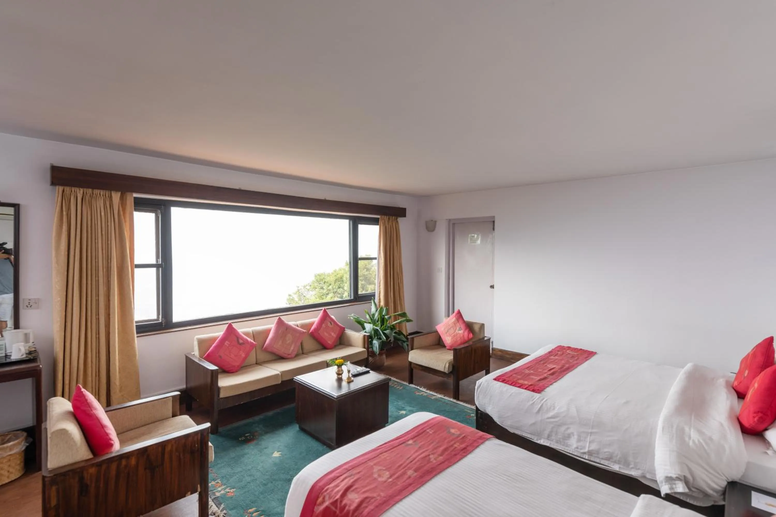 Photo of the whole room, Bed in Dhulikhel Mountain Resort