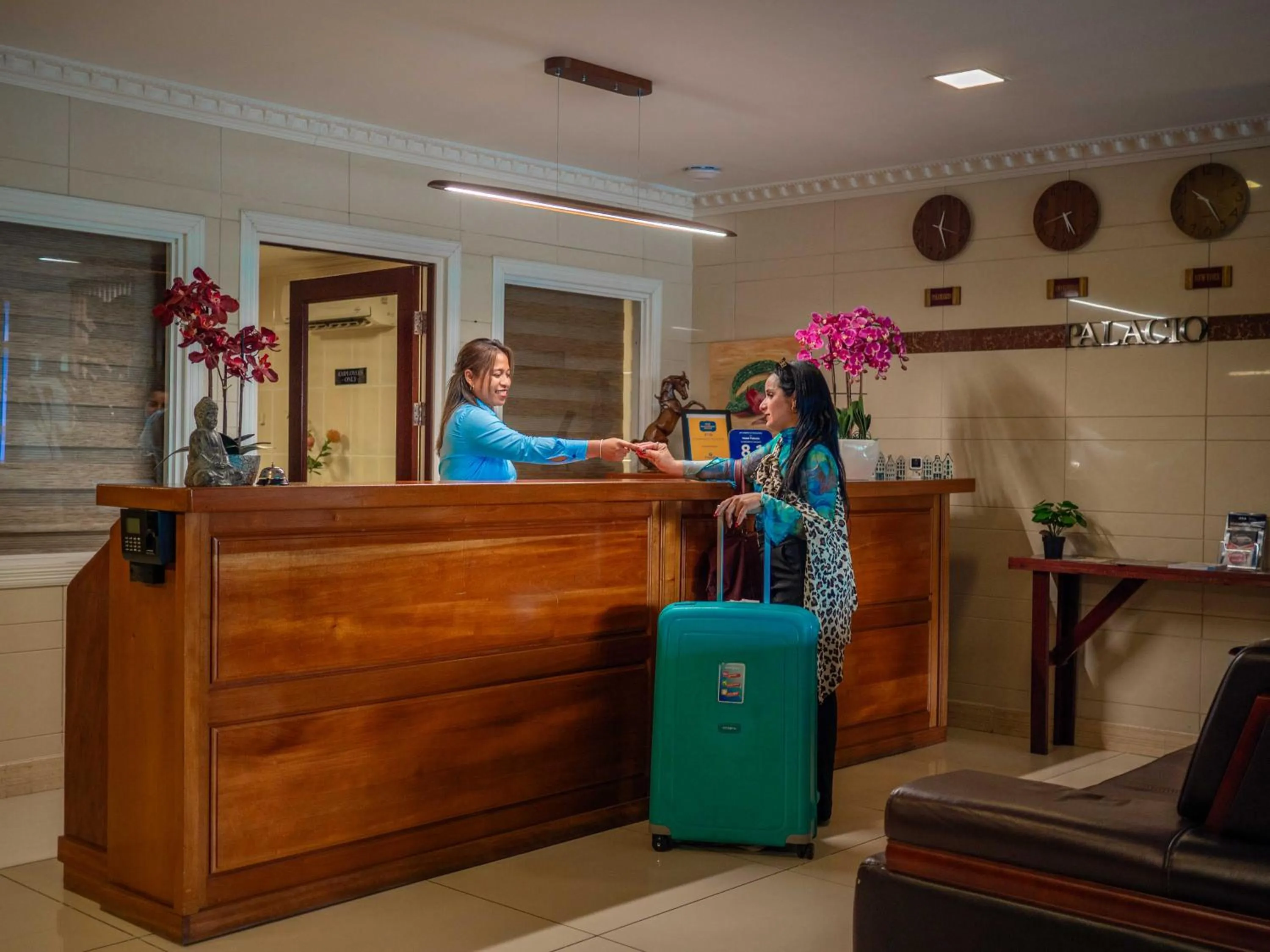 Lobby or reception in Hotel Palacio