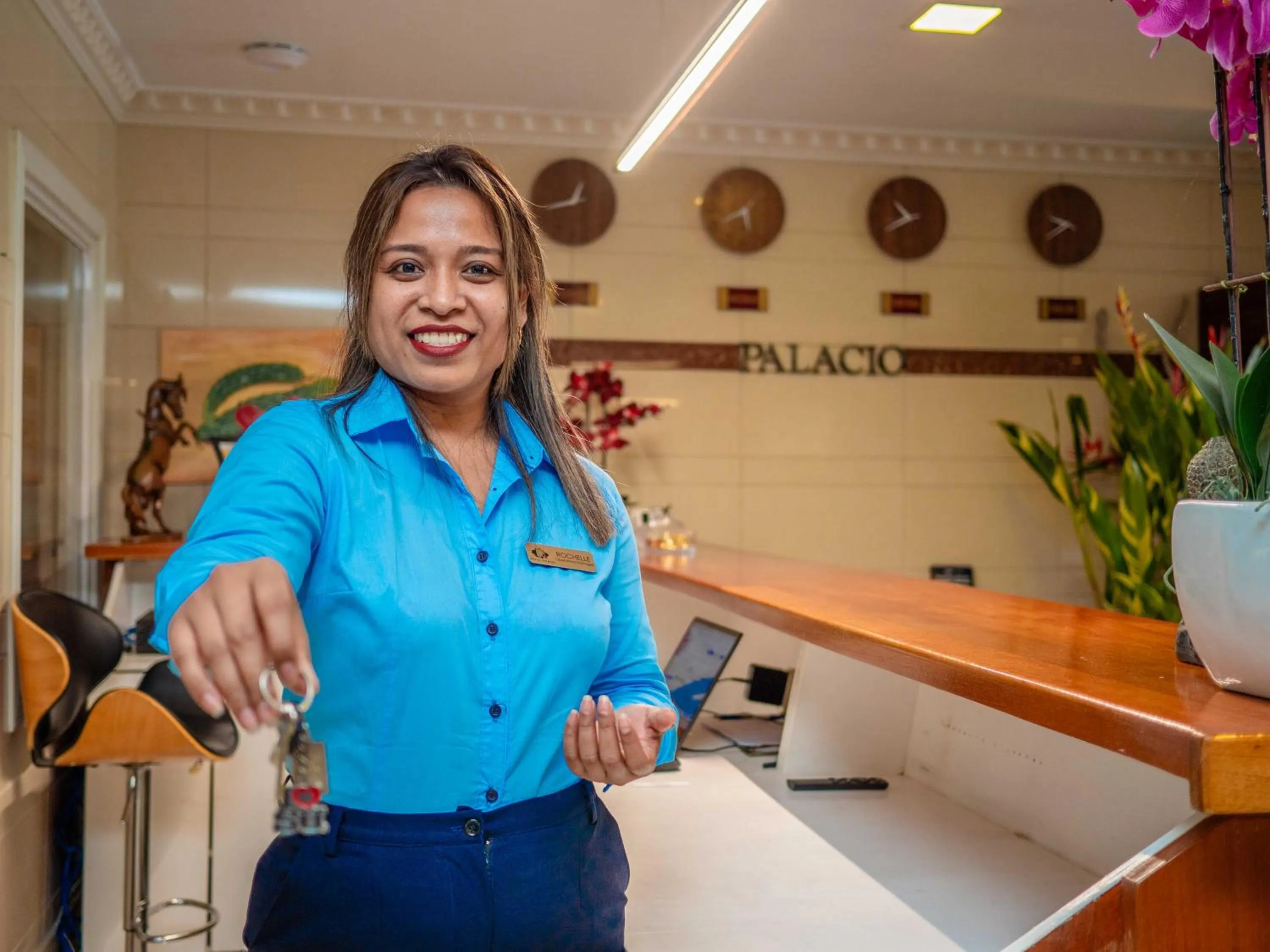 Lobby or reception in Hotel Palacio