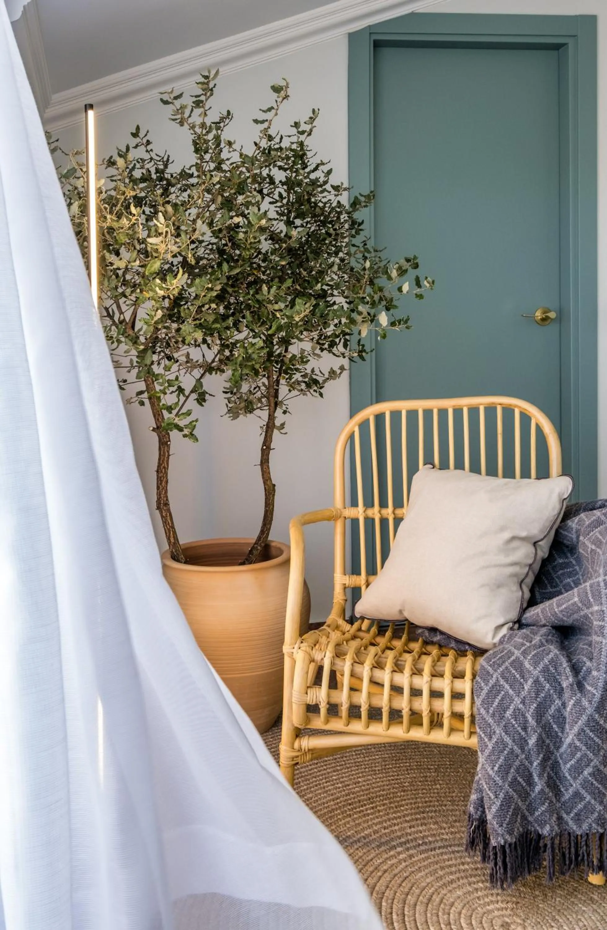 Decorative detail, Bed in Hotel Montjoi by Brava Hoteles