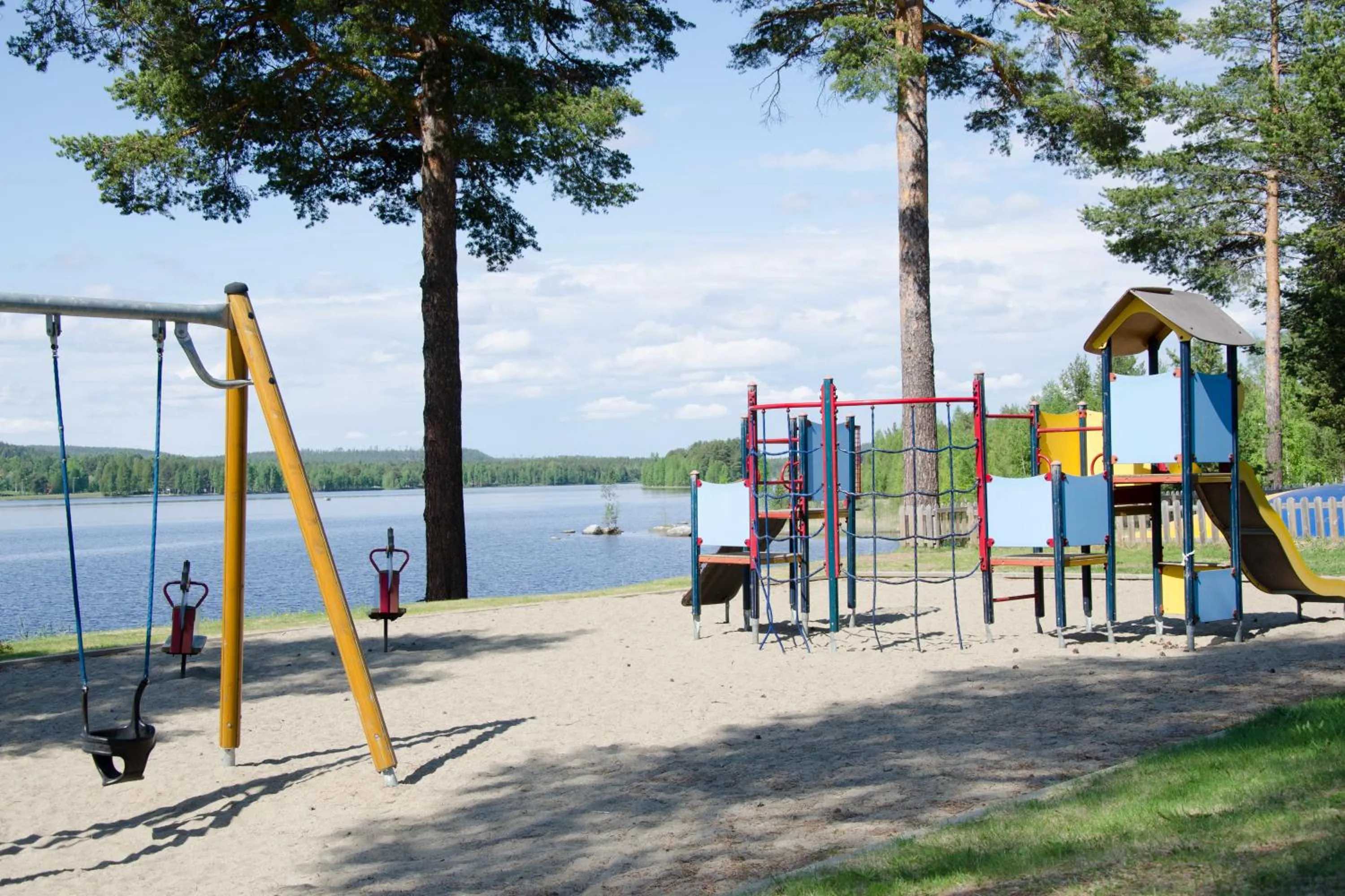 Children play ground in First Camp Ansia - Lycksele