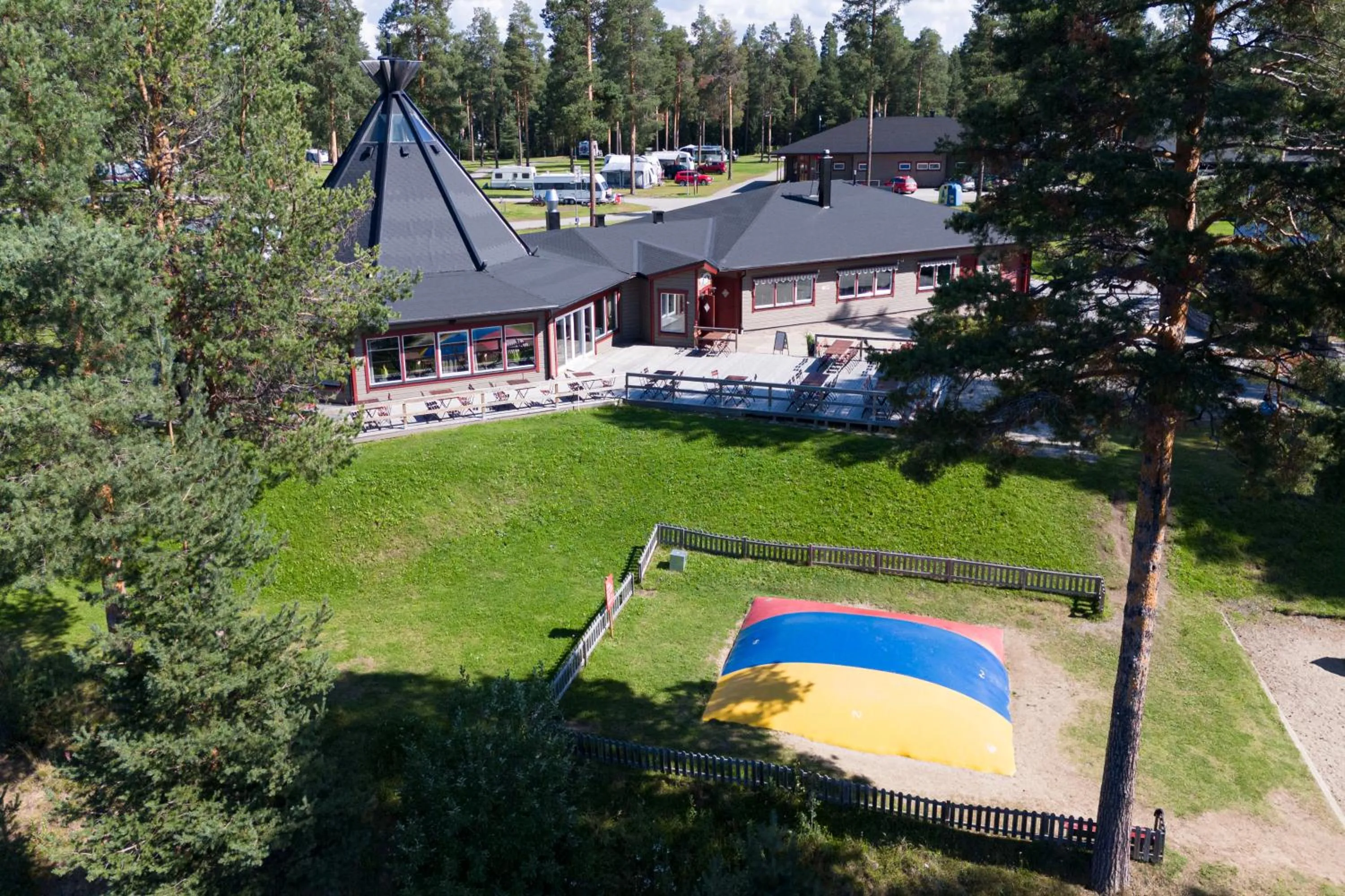 Children play ground in First Camp Ansia - Lycksele