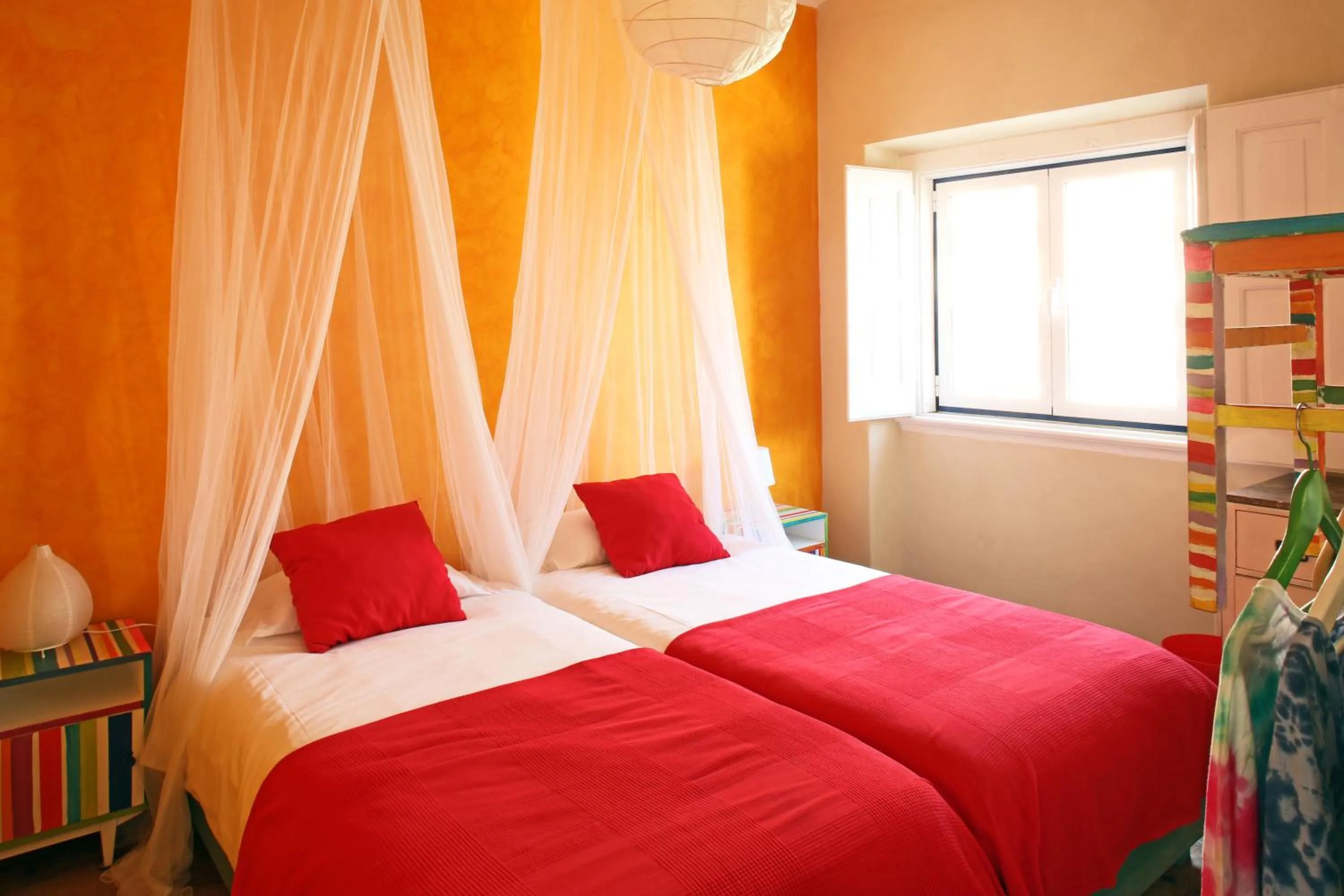 Decorative detail, Bed in Chill in Ericeira Surf House