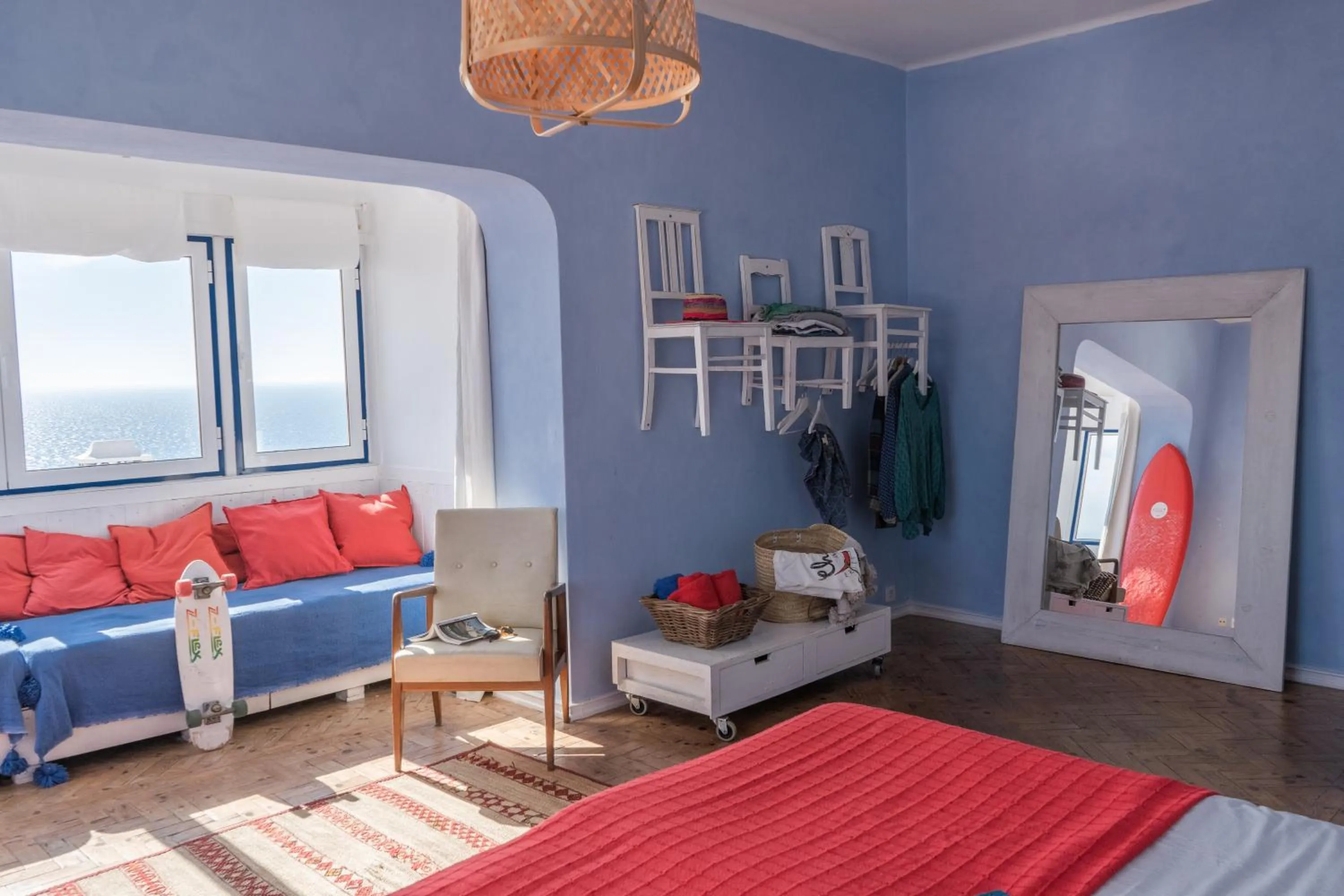 Photo of the whole room, Bed in Chill in Ericeira Surf House