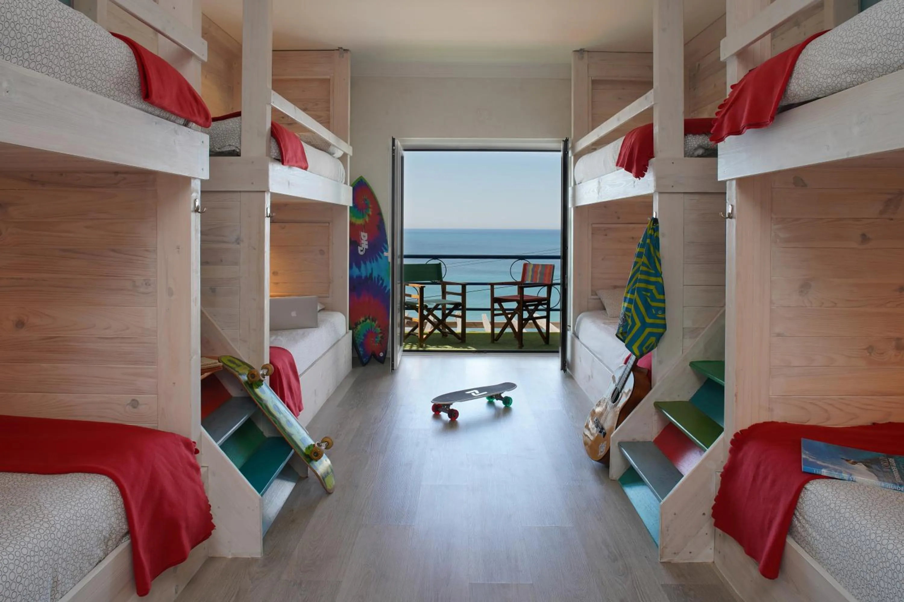 Bed in Chill in Ericeira Surf House