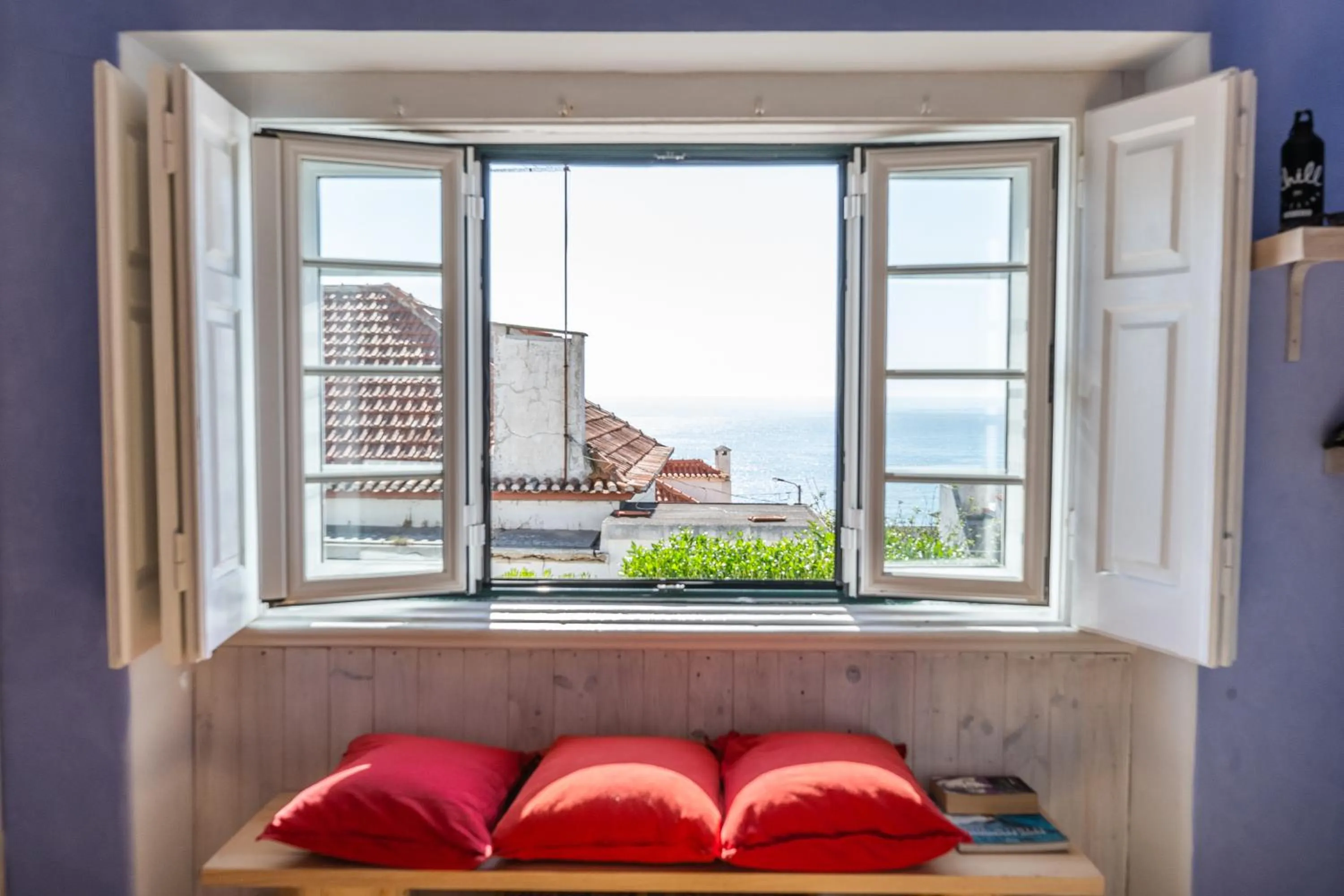 Sea view in Chill in Ericeira Surf House