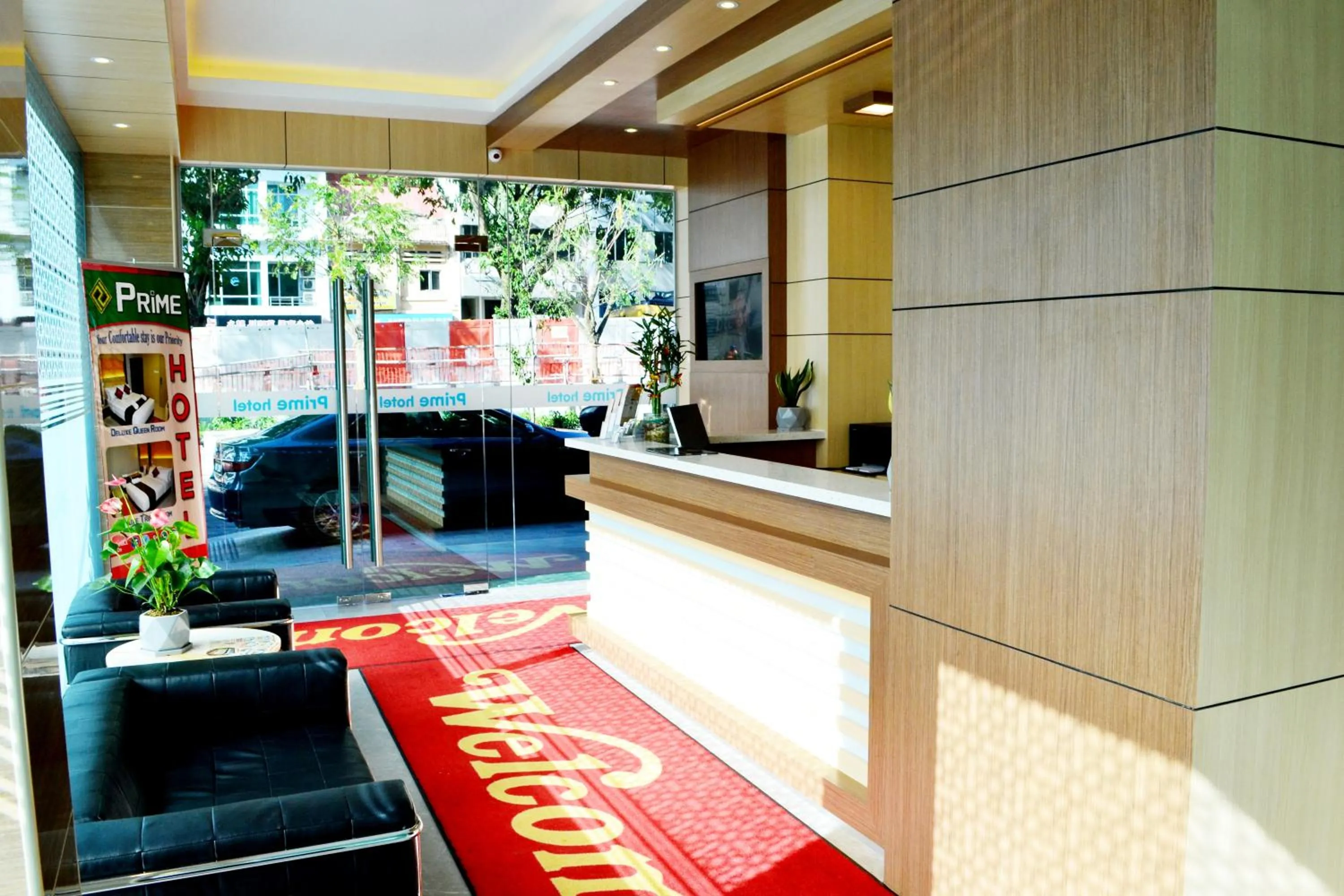 Seating area in Prime Hotel at TRX Tower