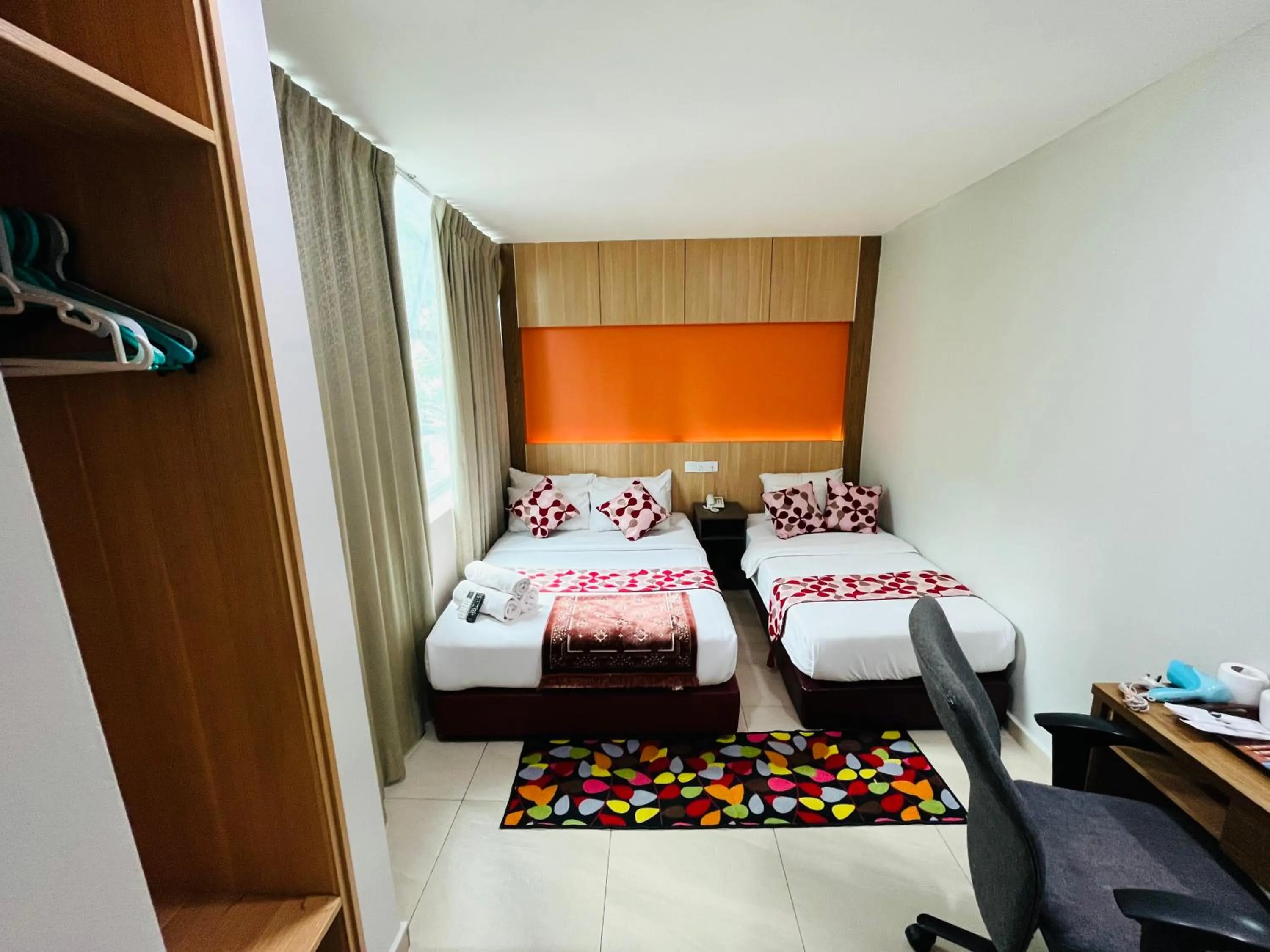 Bed in Prime Hotel at TRX Tower