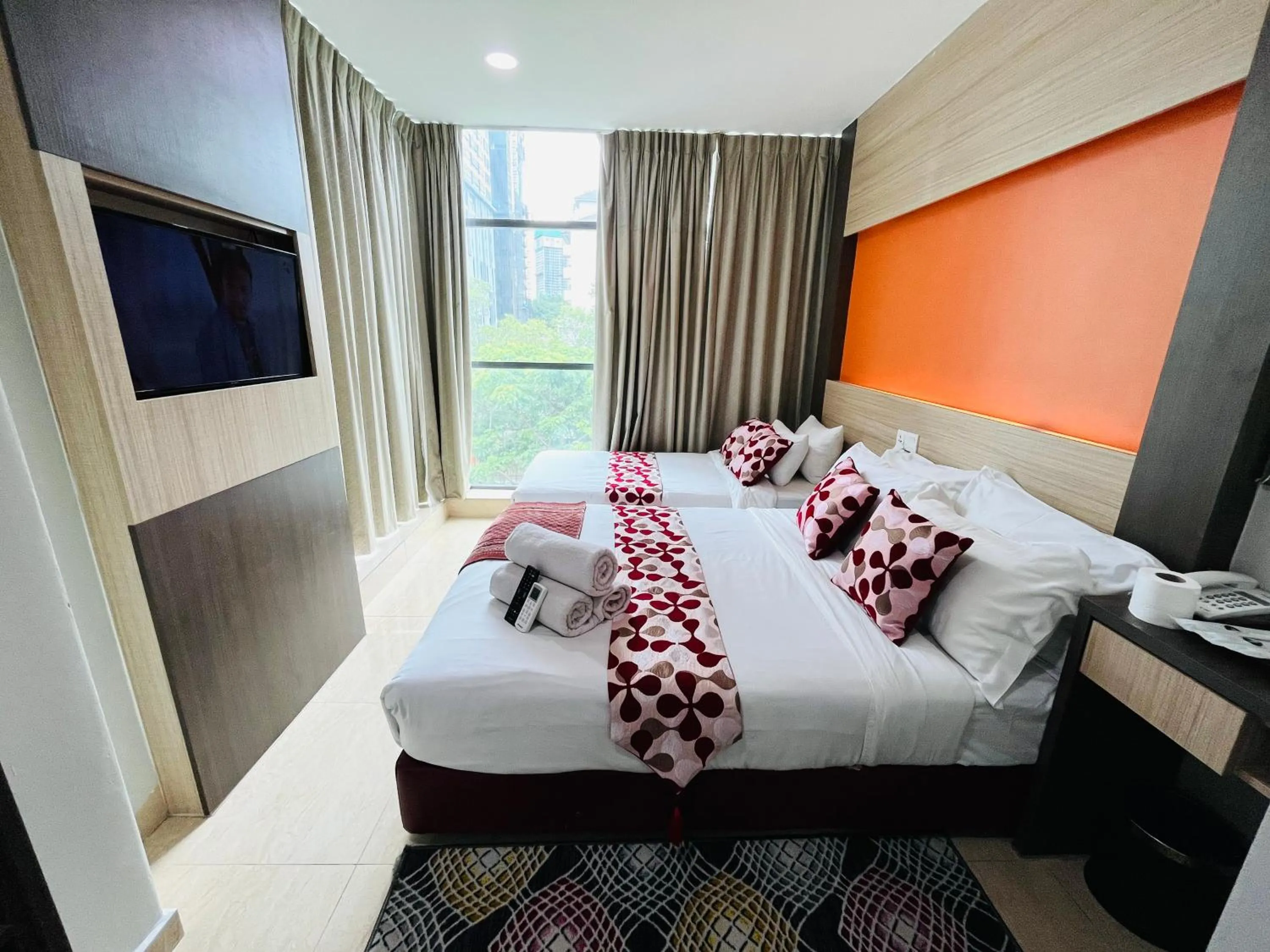 Property building, Bed in Prime Hotel at TRX Tower