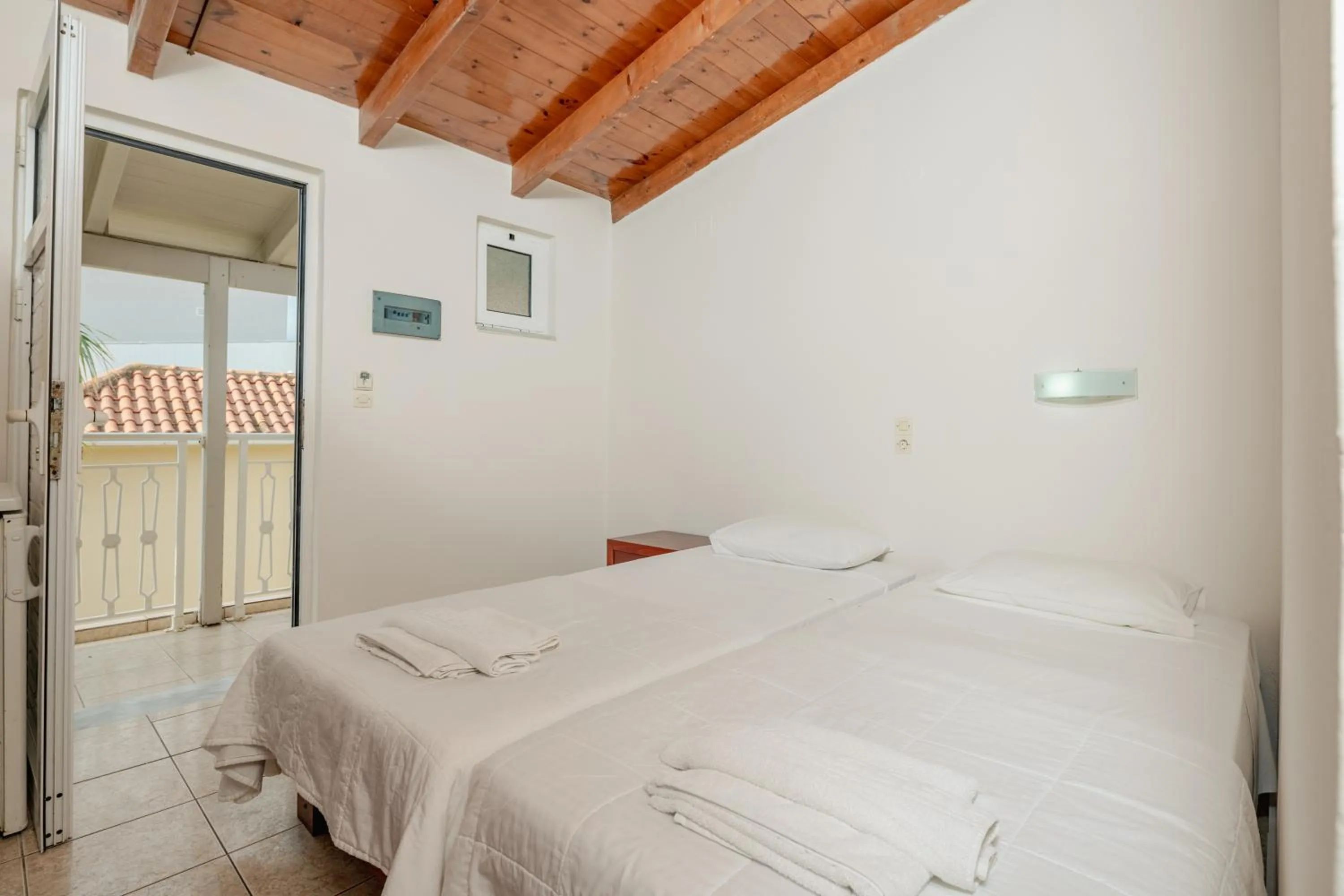 Bed in Canadian Hotel