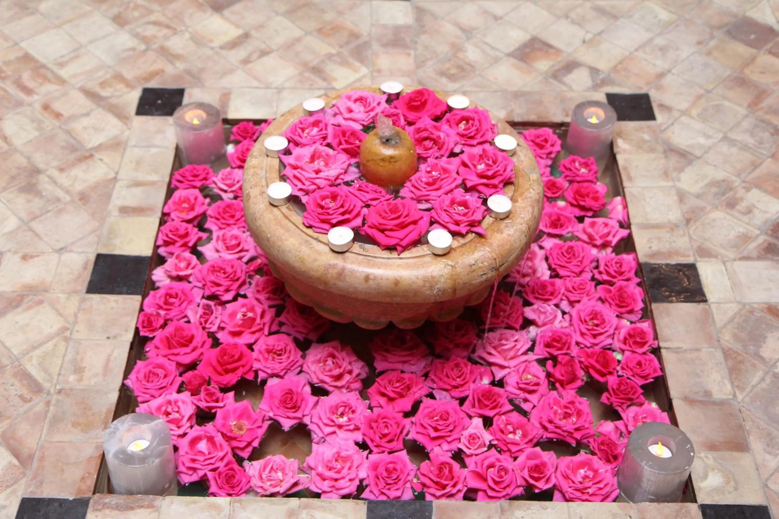 Decorative detail in Riad Terra Bahia