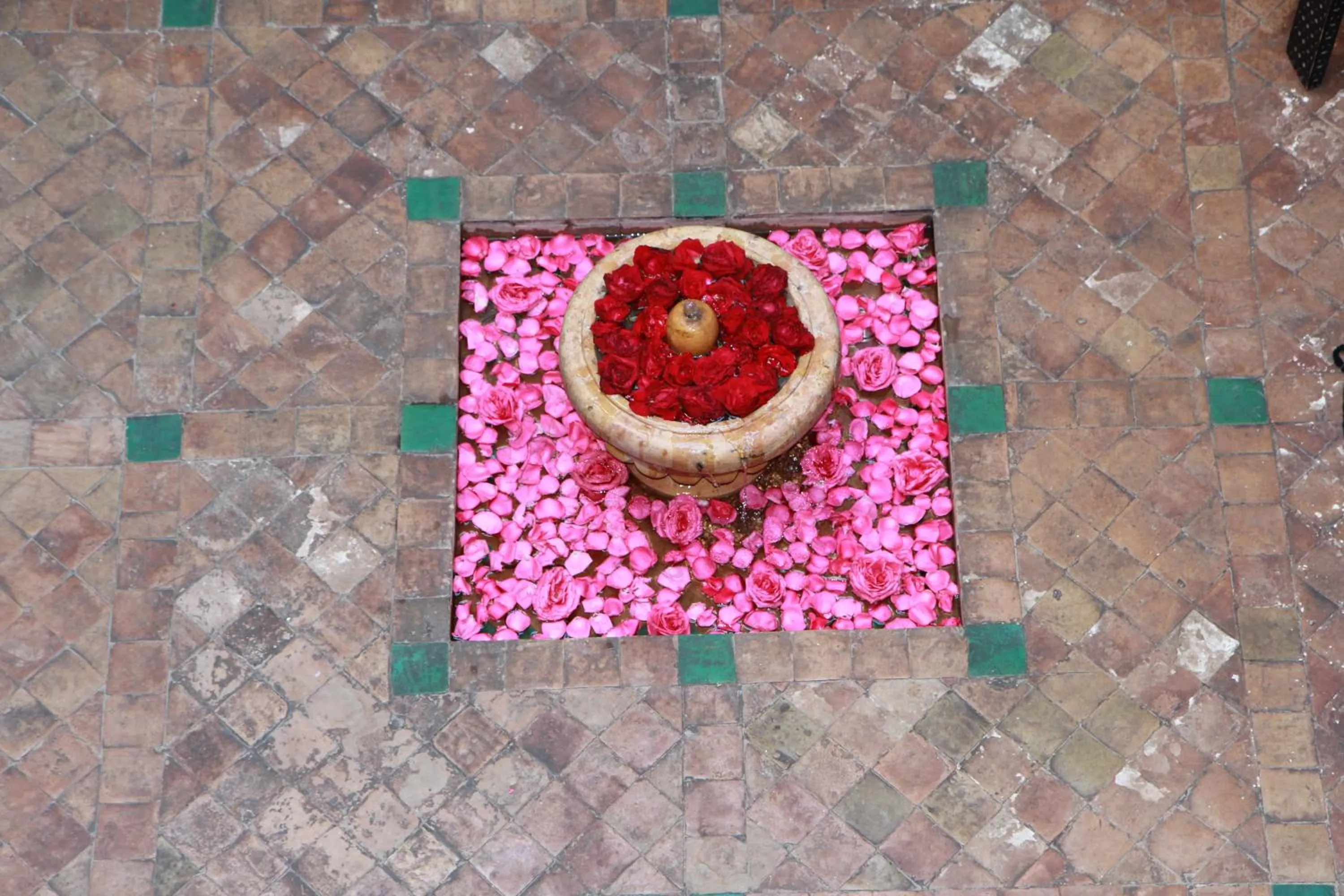 Decorative detail in Riad Terra Bahia