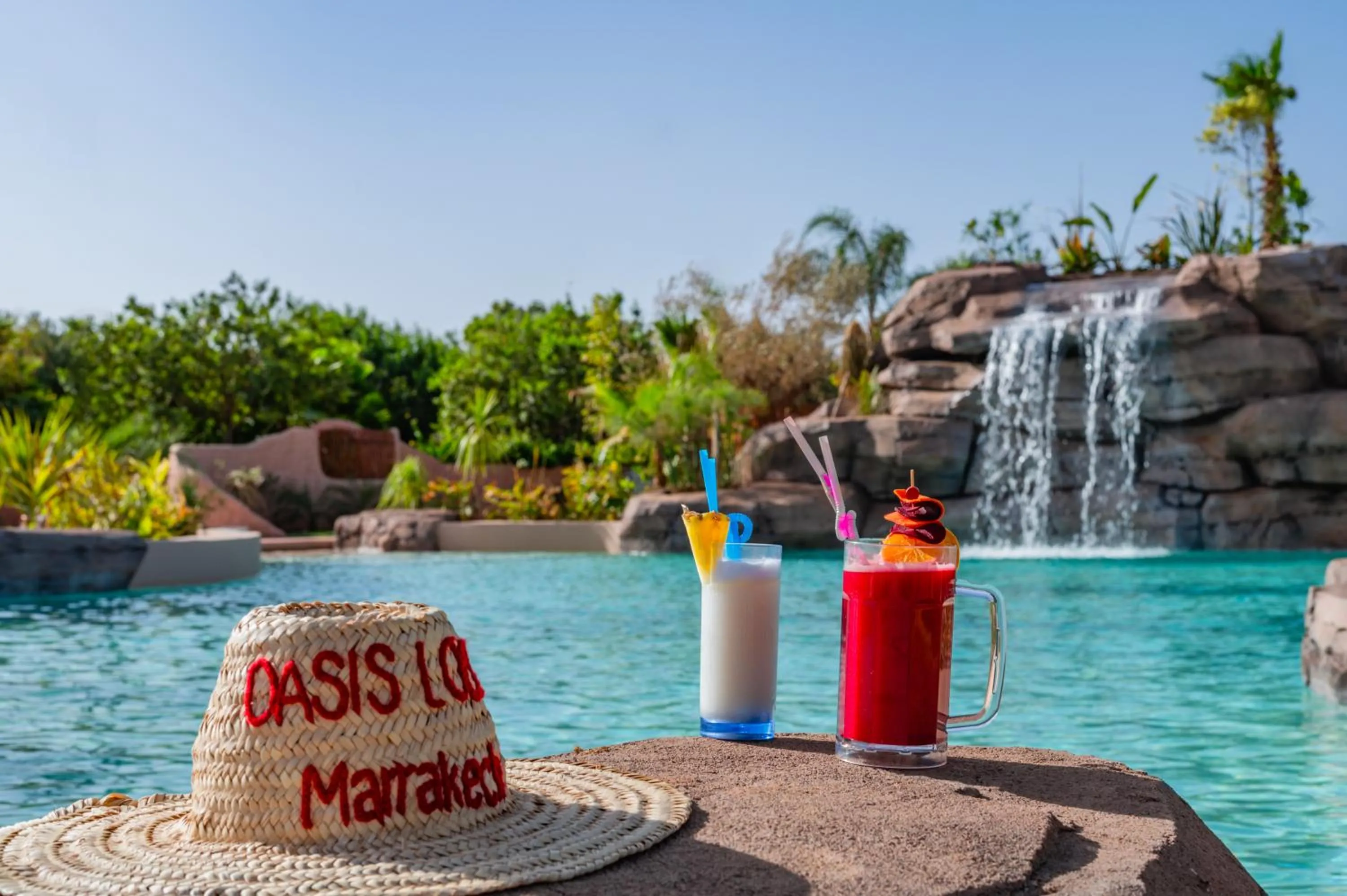Swimming pool in Oasis lodges