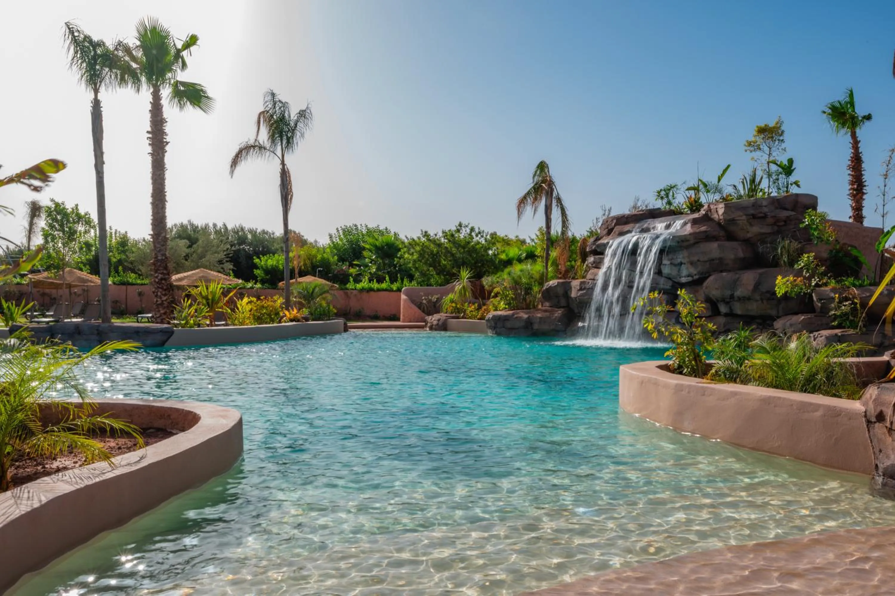 Swimming pool in Oasis lodges