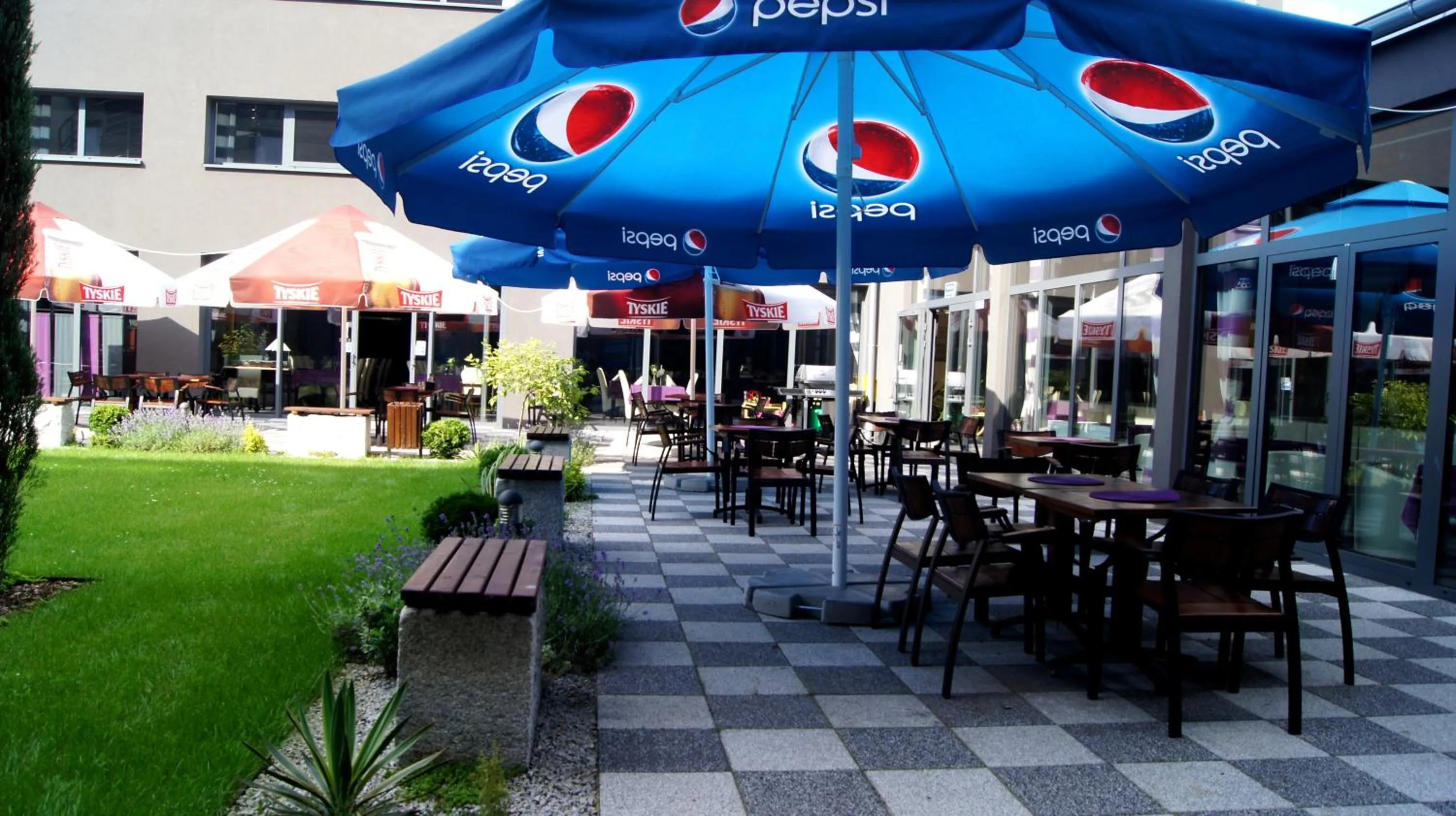 Garden in Hotel Malinowski Business