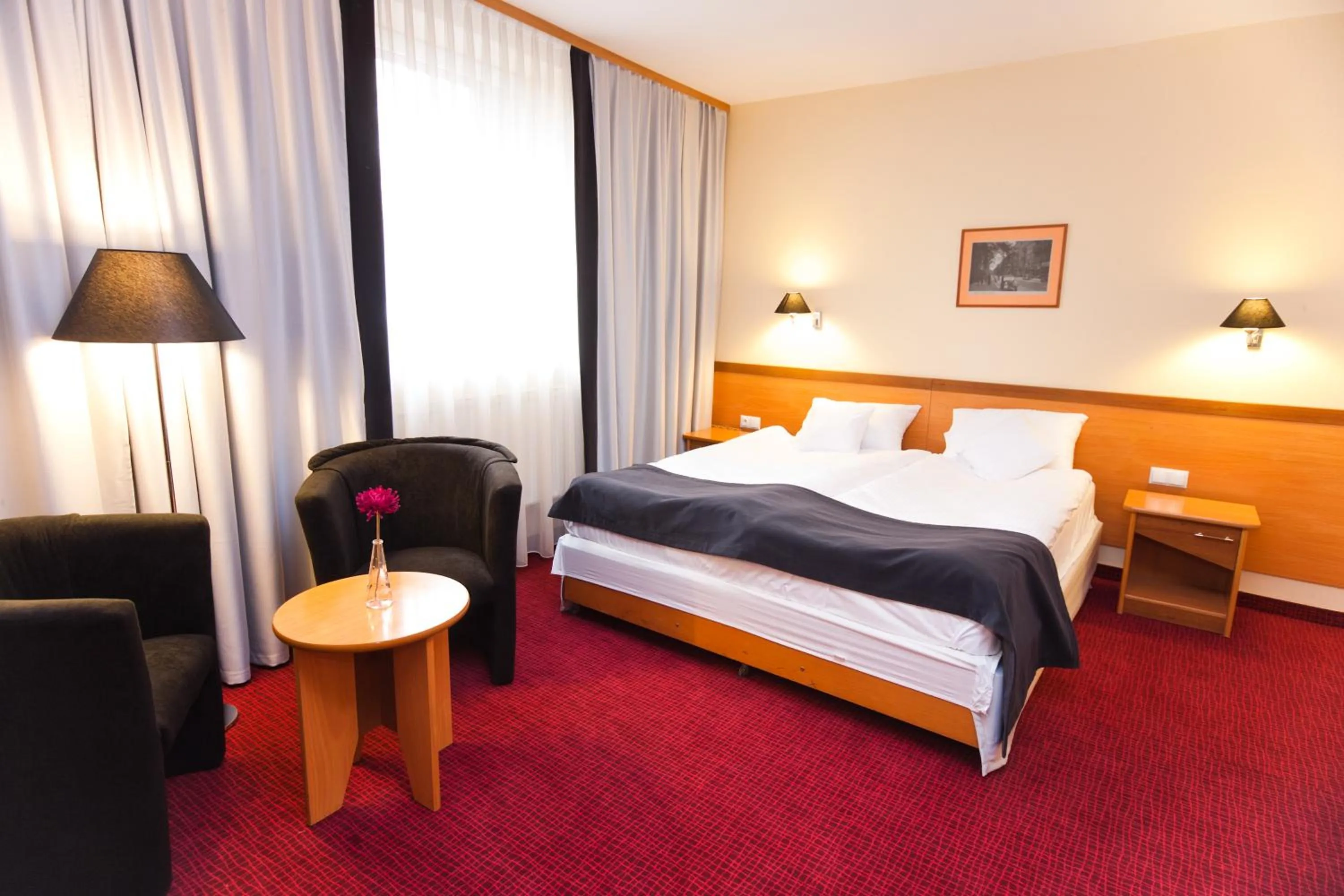 Bedroom, Bed in Hotel Malinowski Business