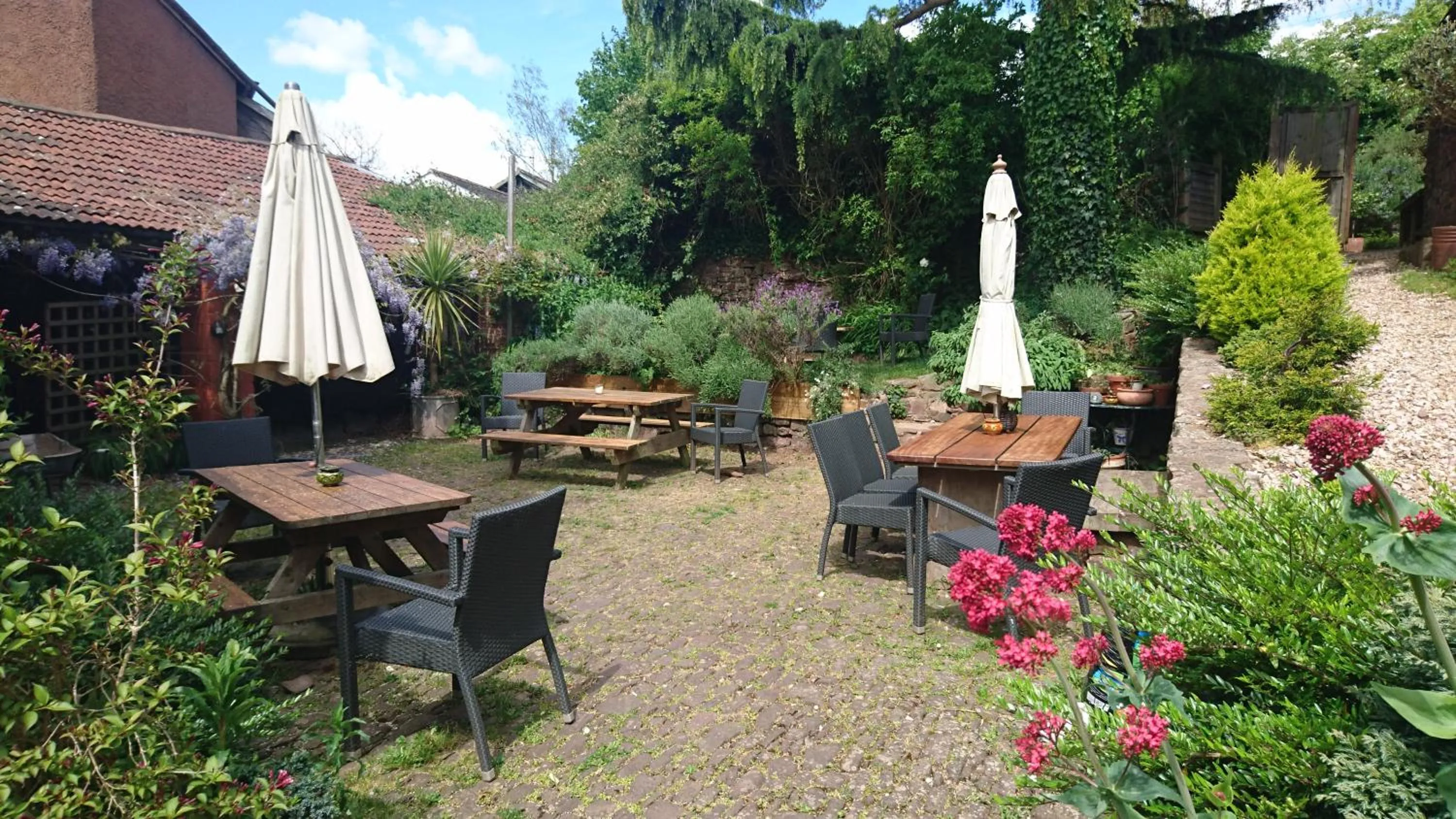 Garden in The Lamb Inn