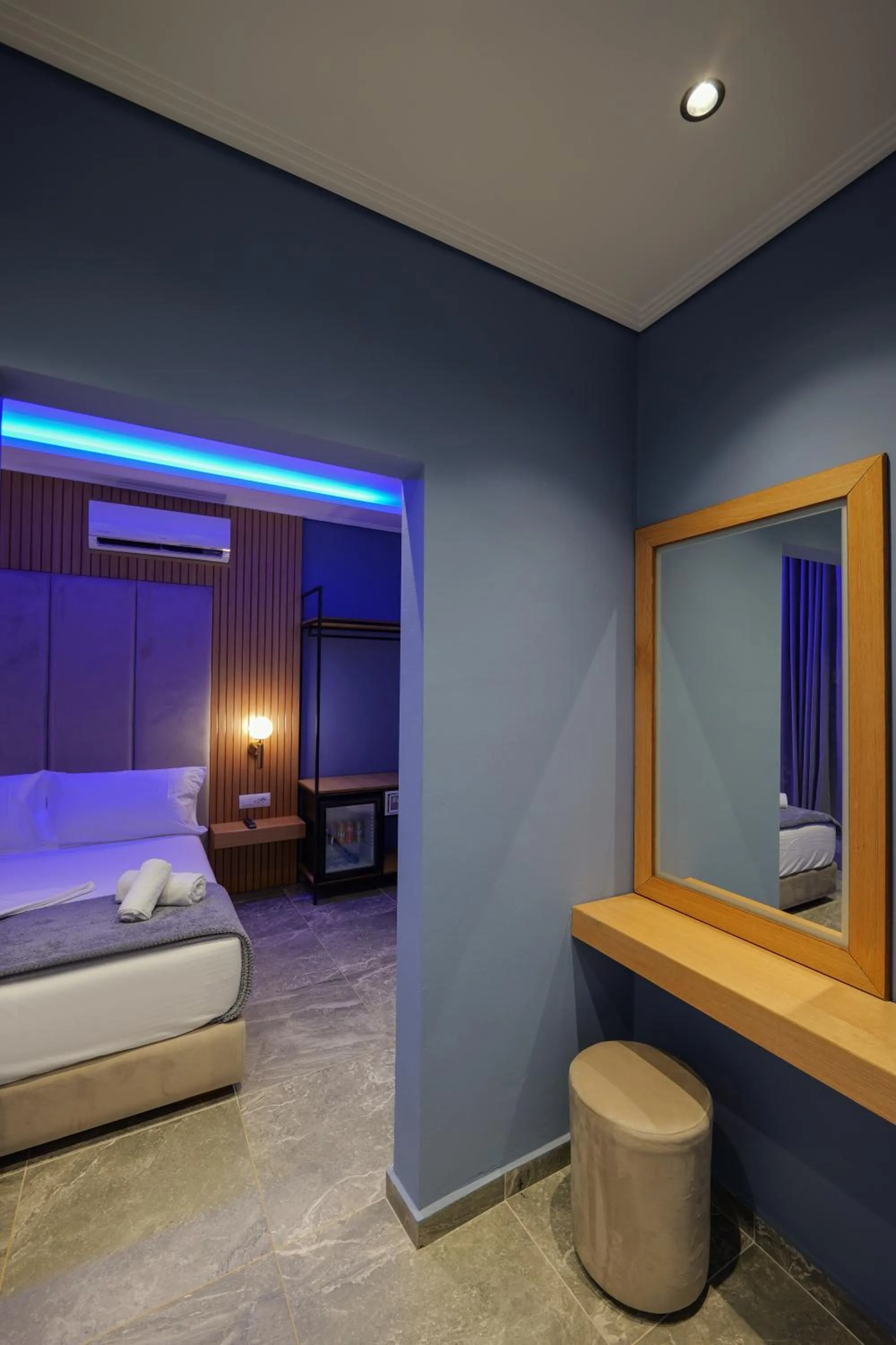 Bed in Hotel Piramida