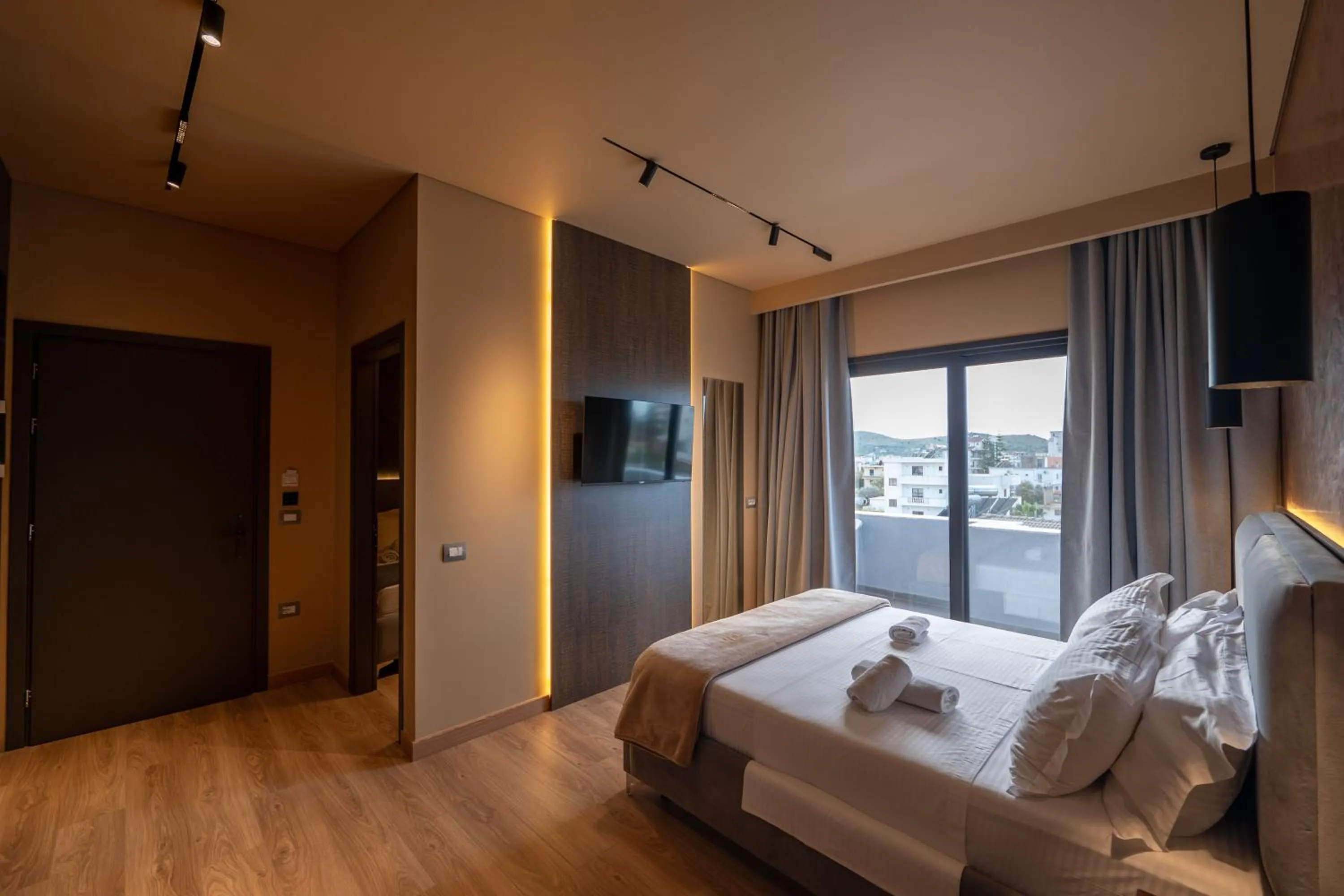 Bed in Hotel Piramida