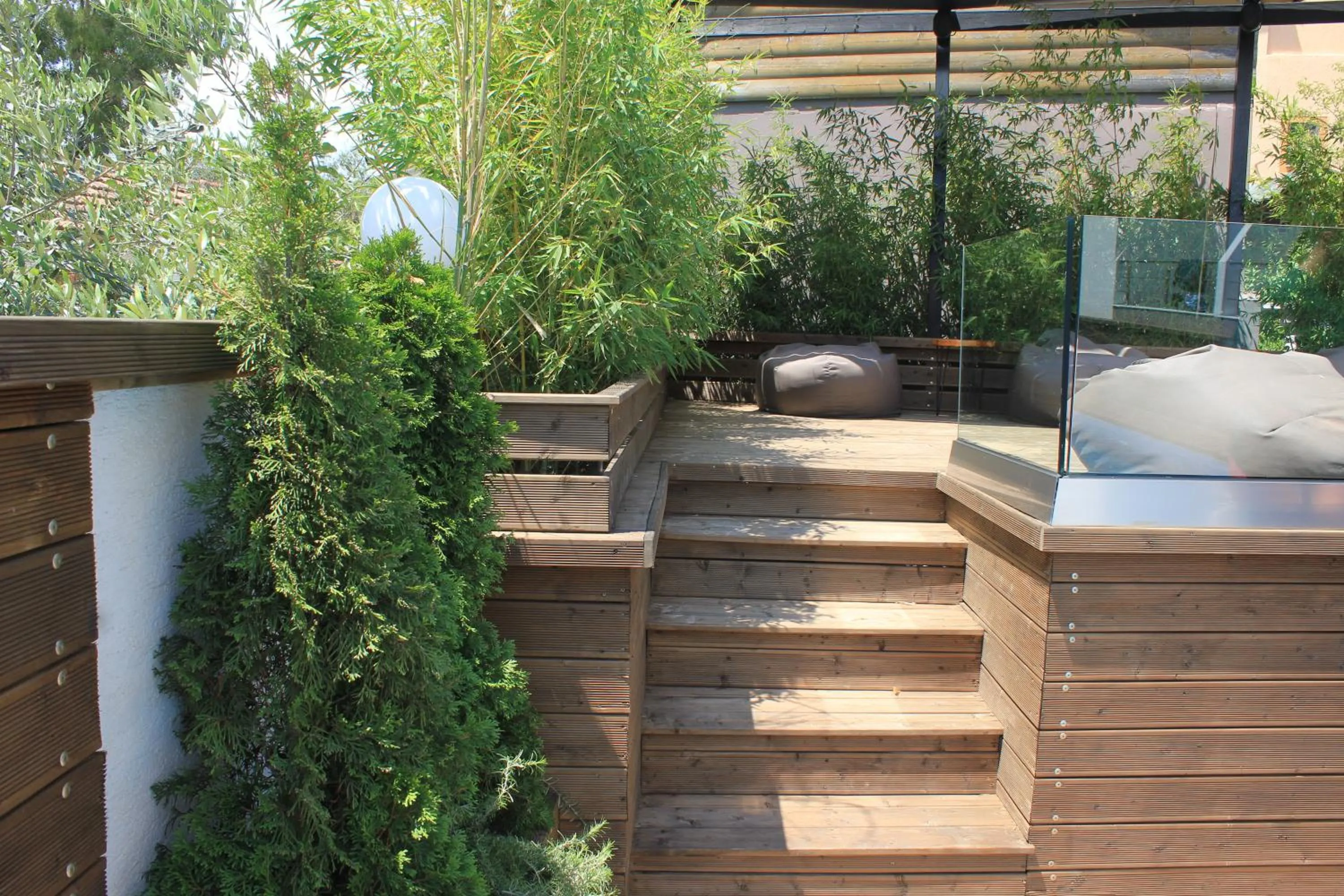 Garden in Hotel Piramida