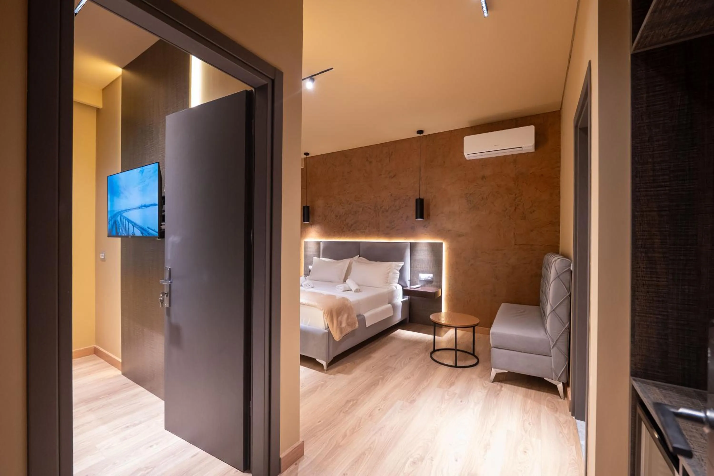 Bed in Hotel Piramida