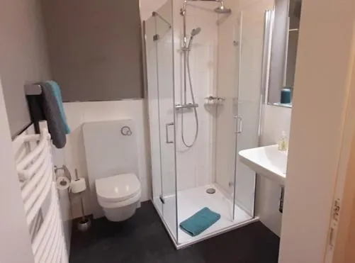 Bathroom in Motel Hamberger Krug