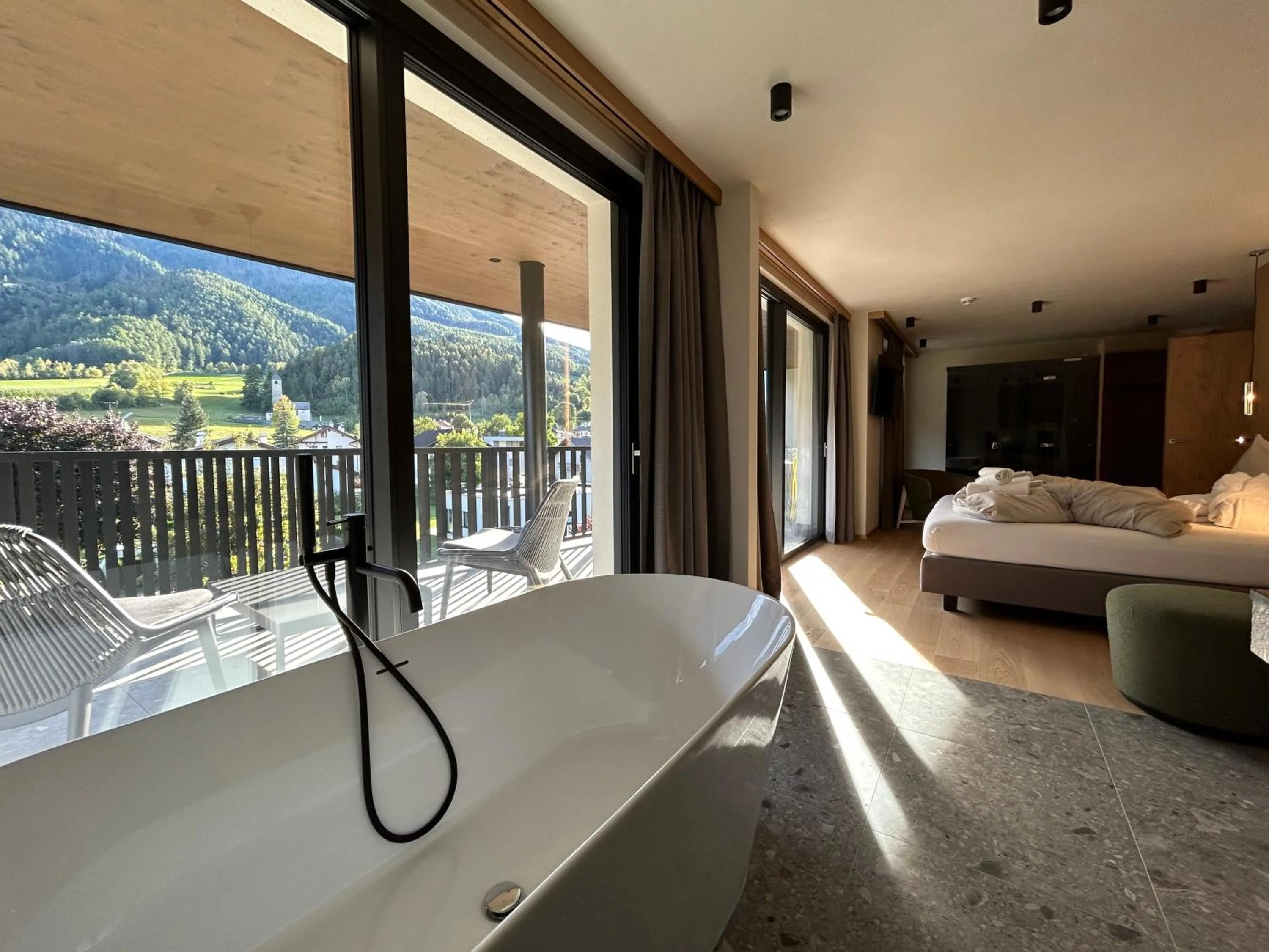 Photo of the whole room, Bed in Residence Sägemühle