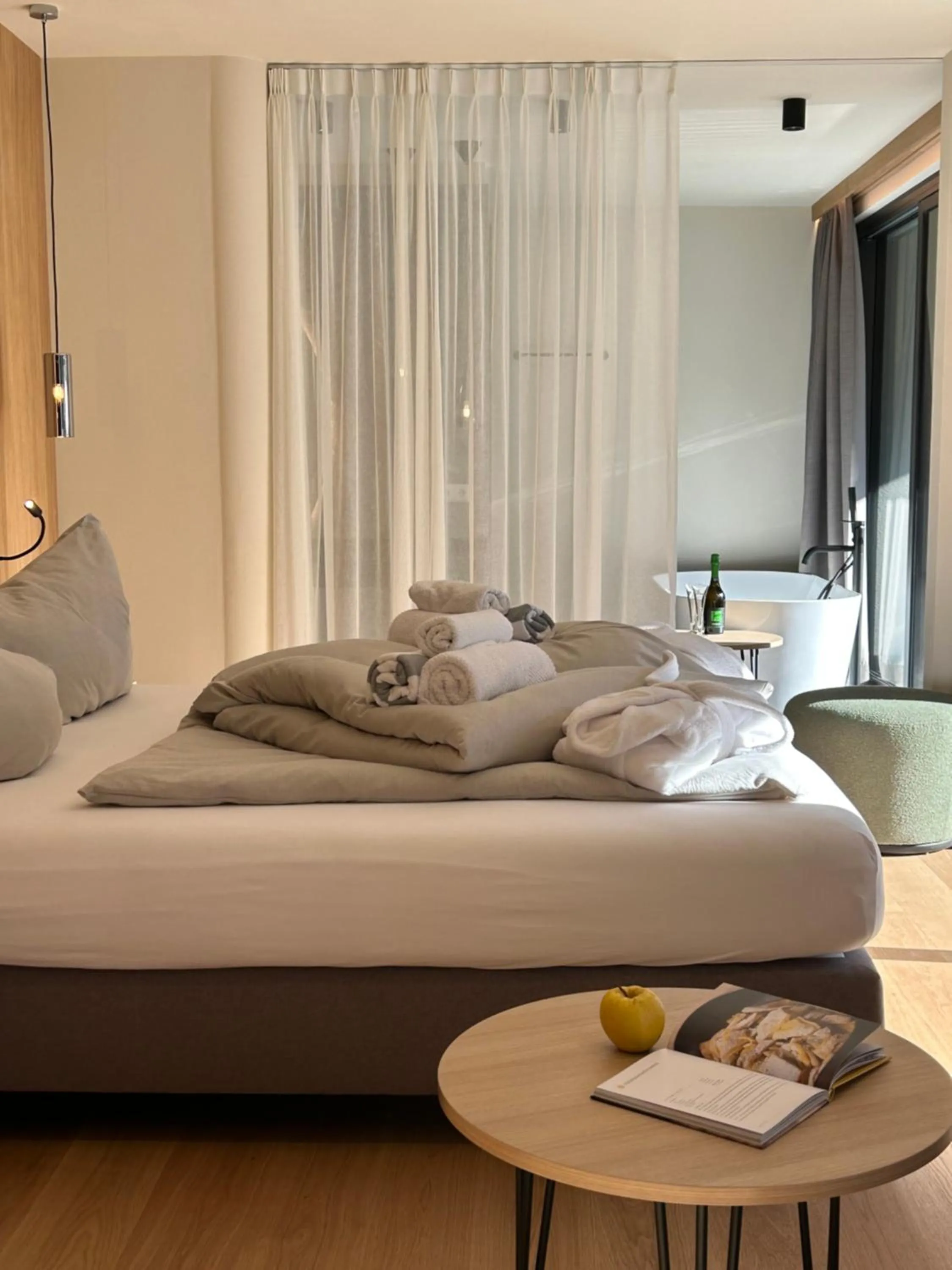 Photo of the whole room, Bed in Residence Sägemühle