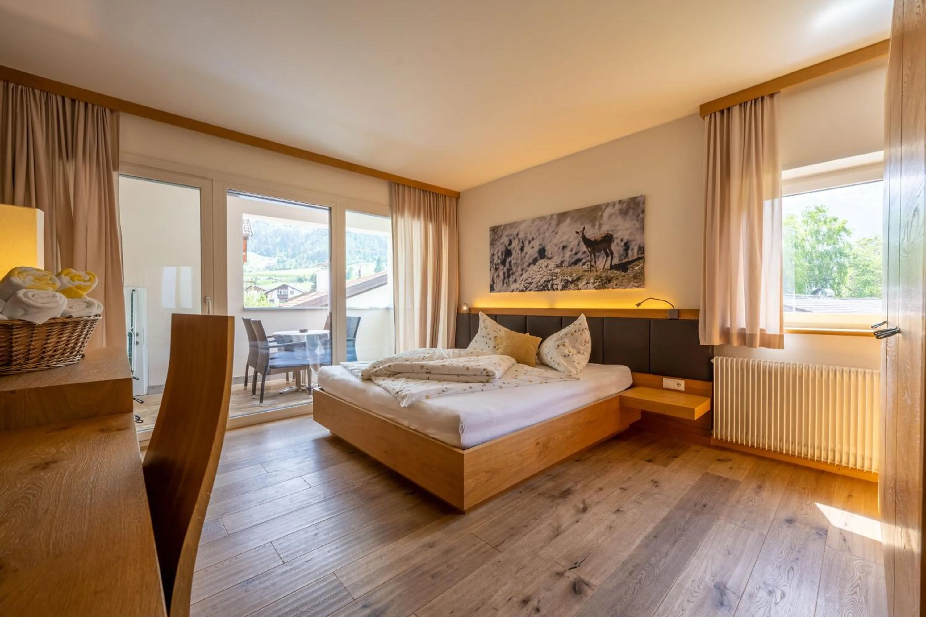 Photo of the whole room, Bed in Residence Sägemühle