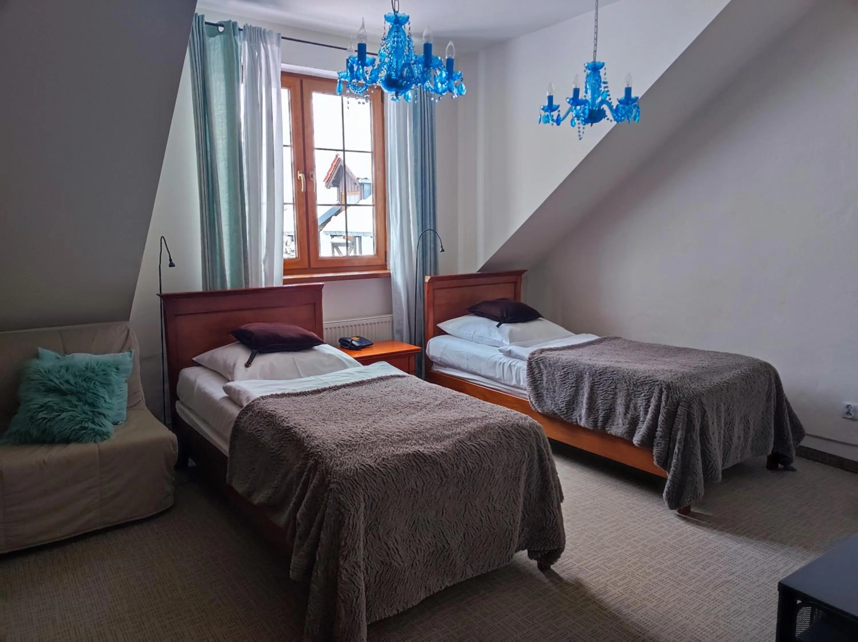 Bed in Hotel Dworek nad Regą