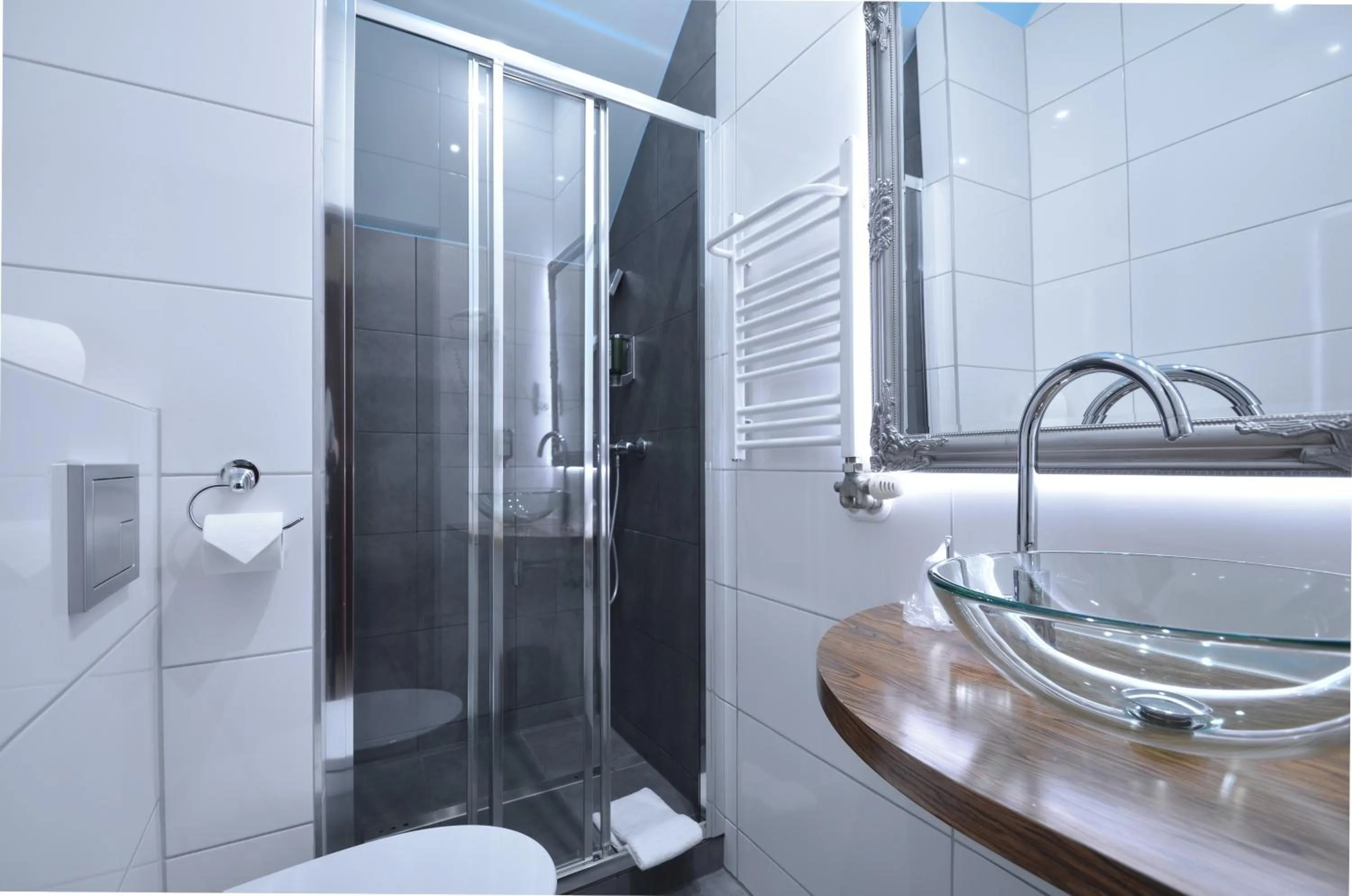 Shower in Hotel Dworek nad Regą