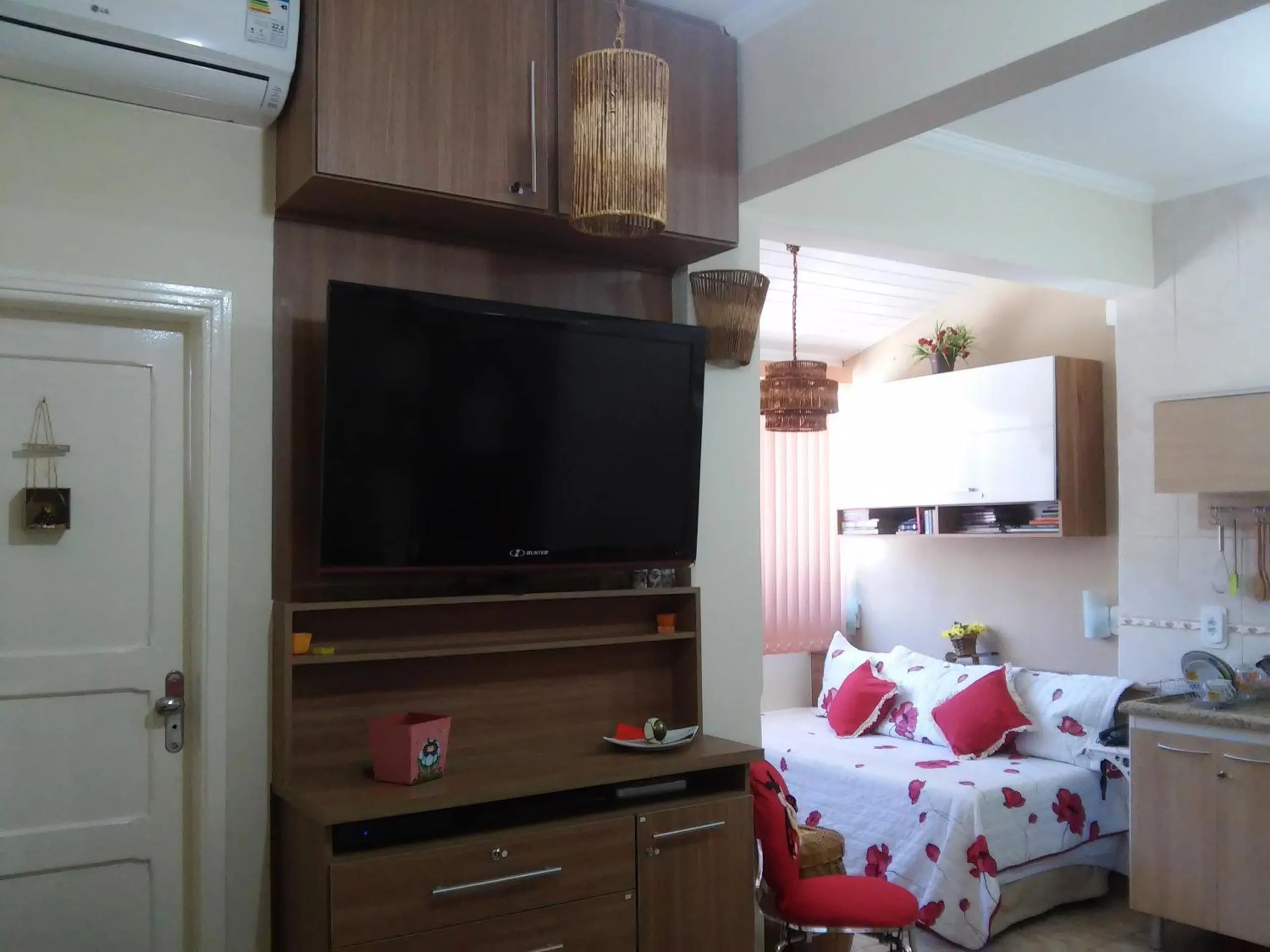 TV and multimedia, Bed in Apart Hotel em Caxambu207