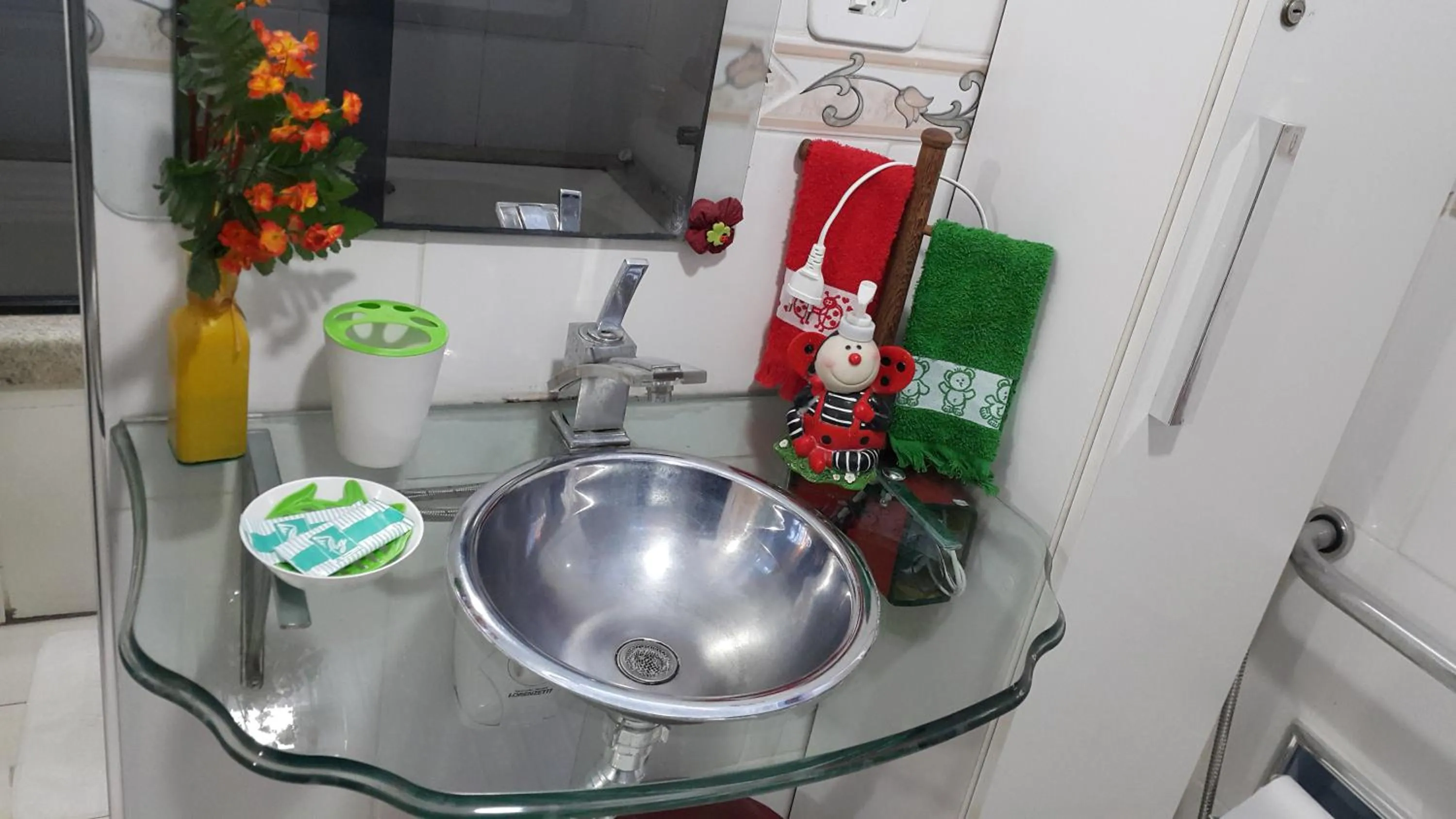 Bathroom in Apart Hotel em Caxambu207