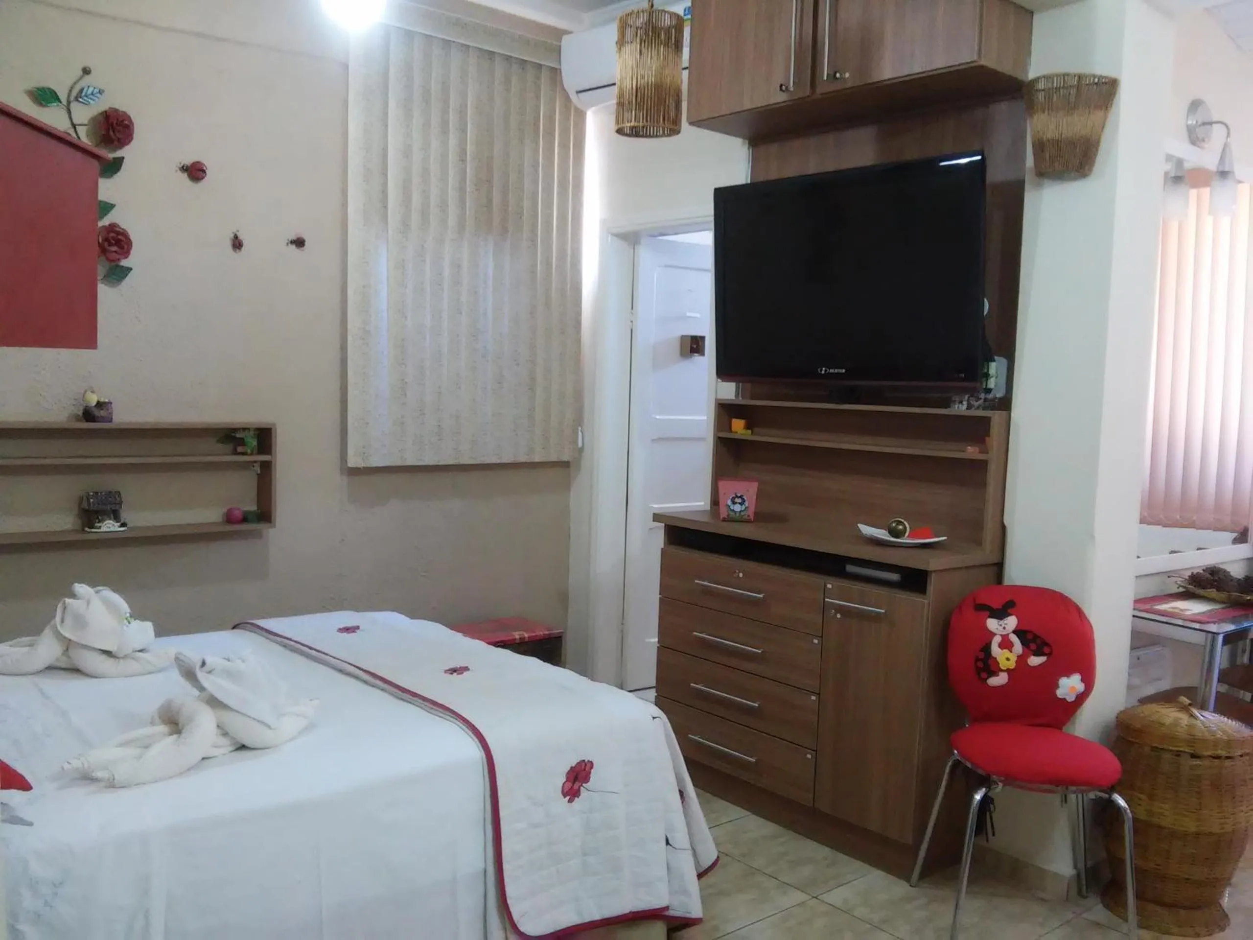 TV and multimedia, Bed in Apart Hotel em Caxambu207