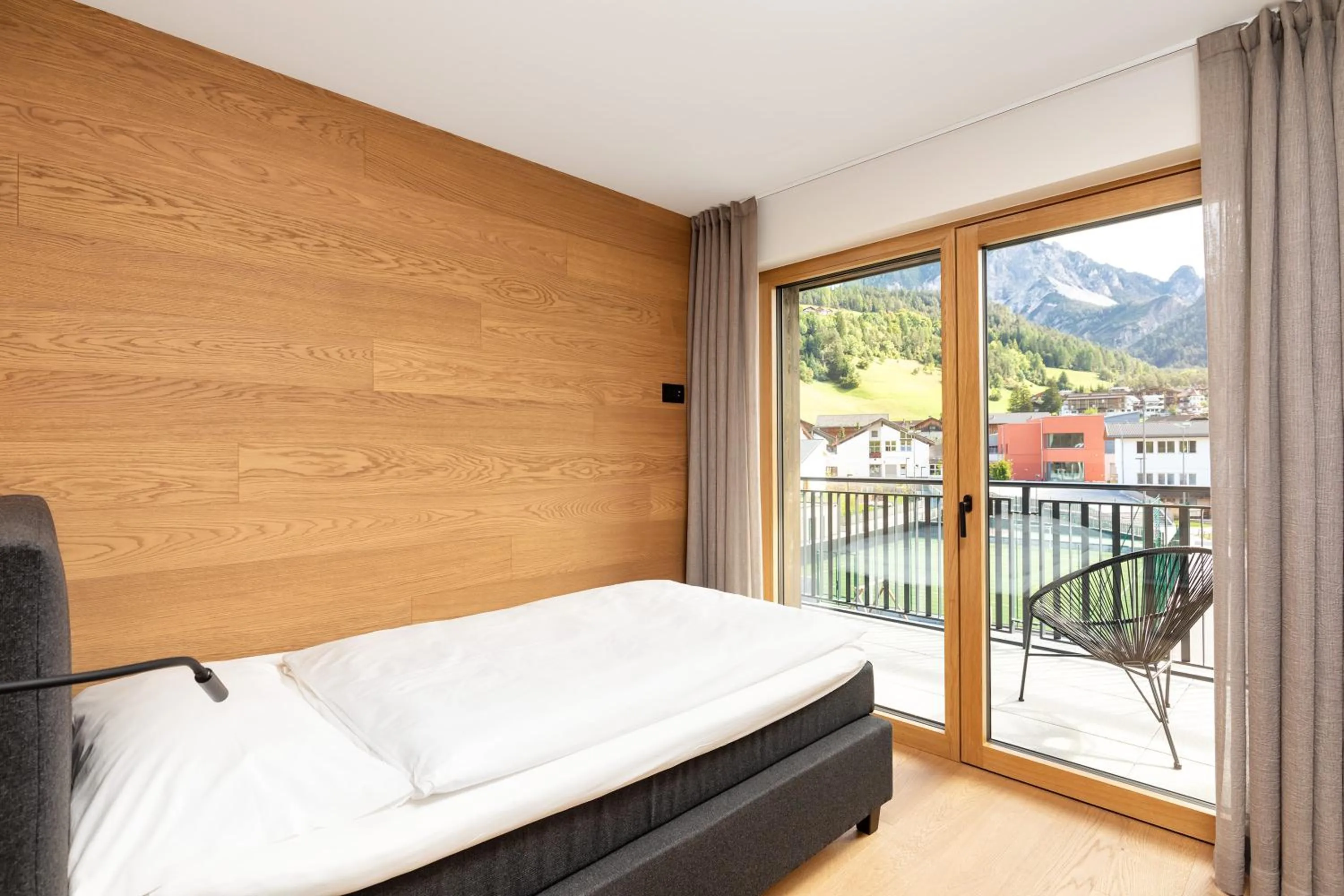 Bedroom, Bed in Residence Catarina Lanz