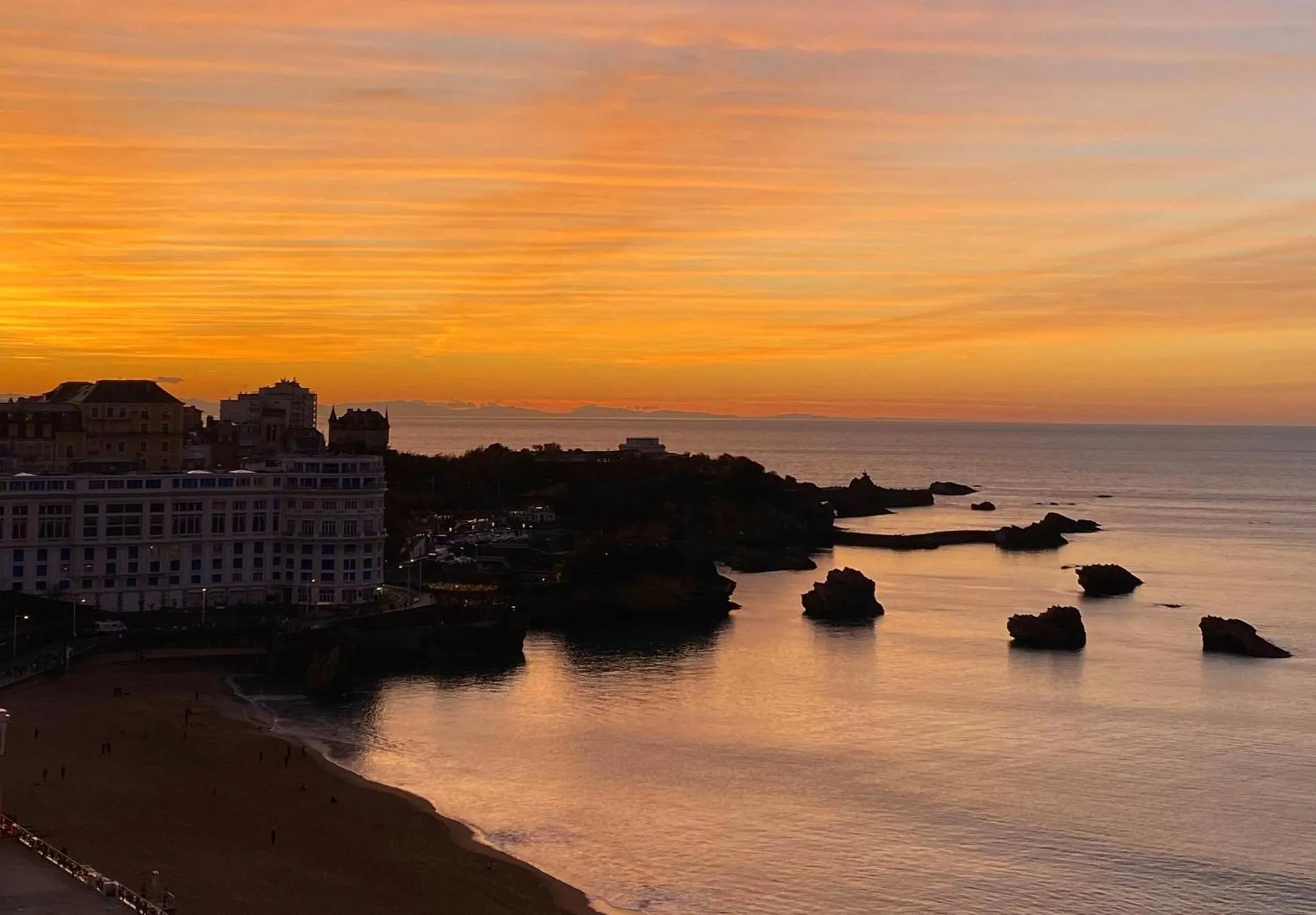 Sunset in Résidence Victoria Surf