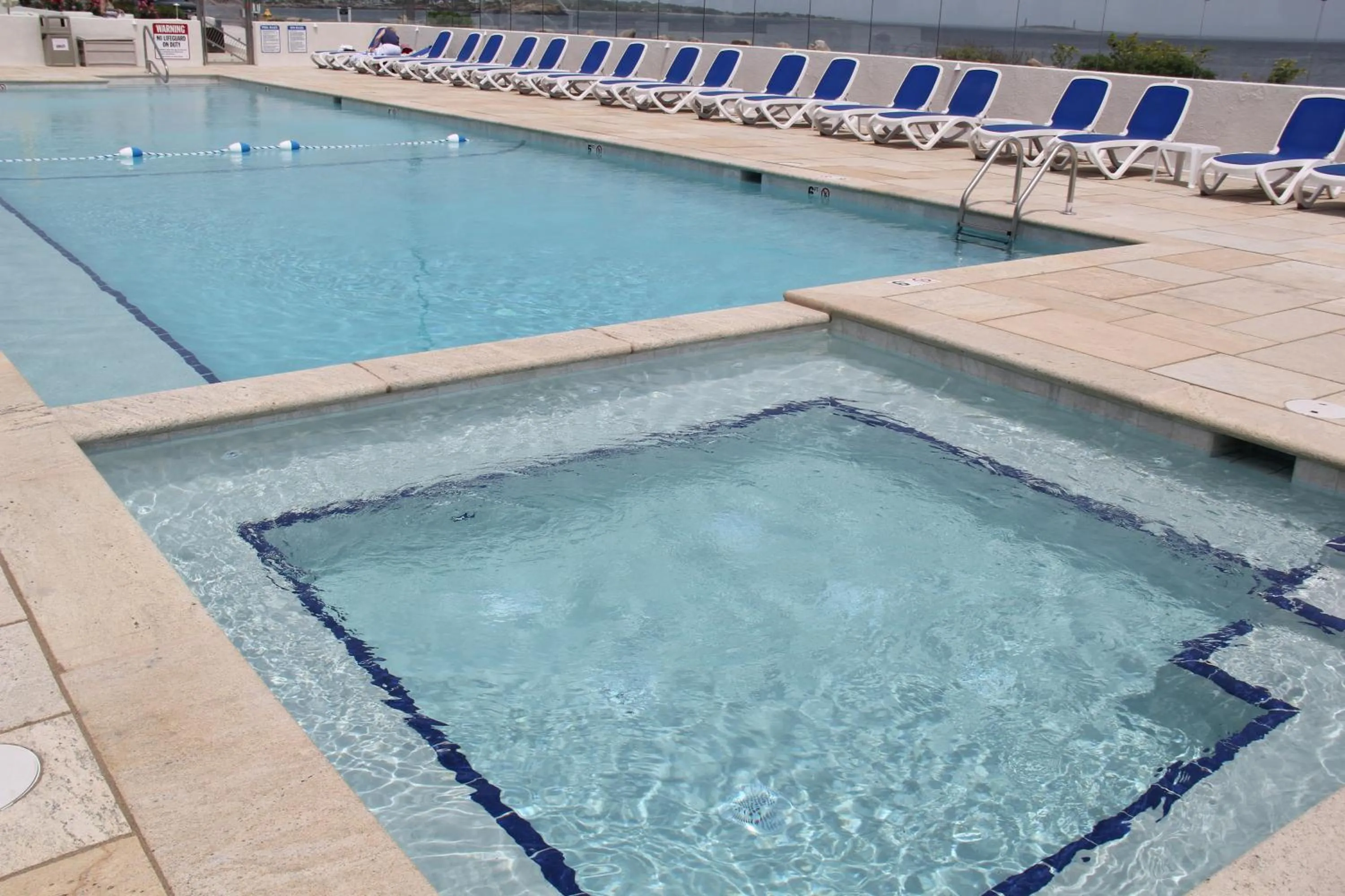 Hot Tub in Ocean House Hotel at Bass Rocks