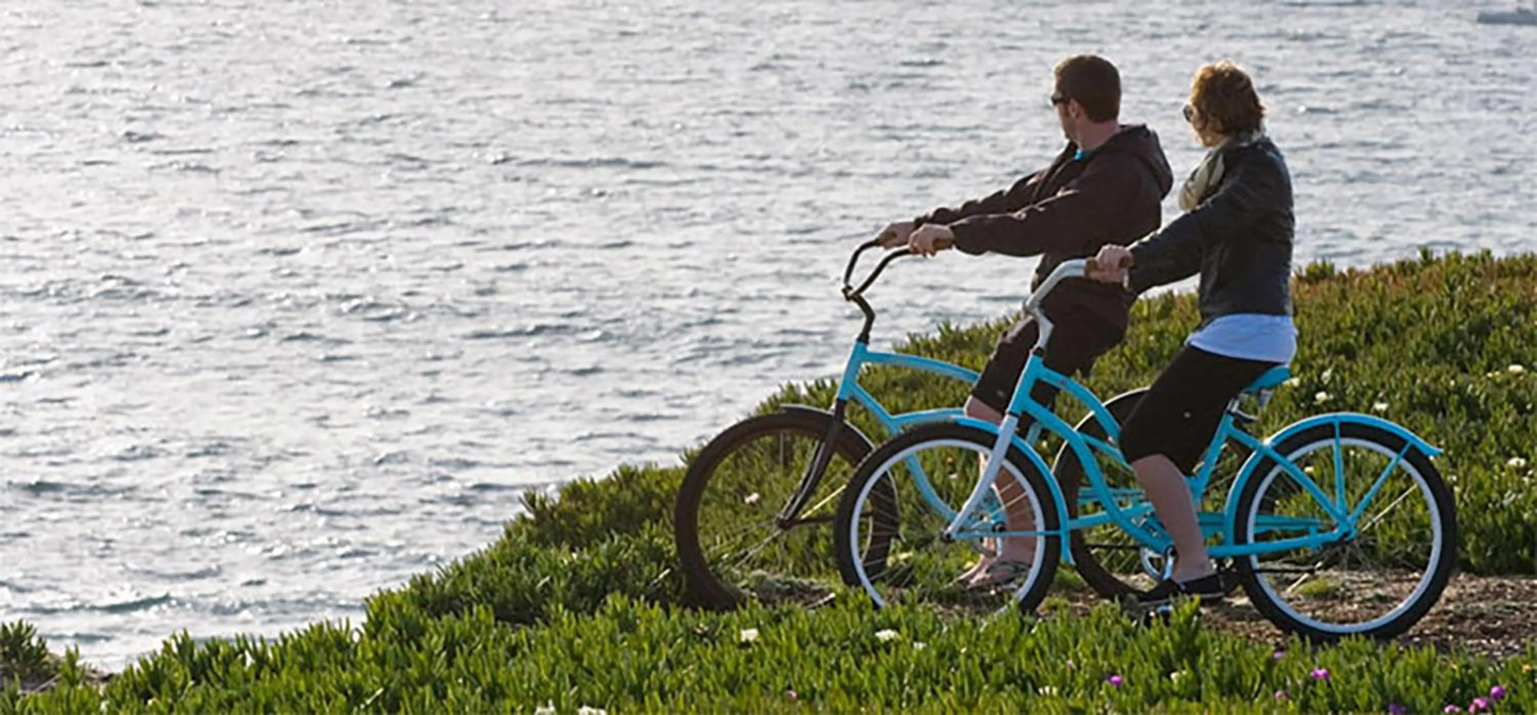 Cycling in Ocean House Hotel at Bass Rocks