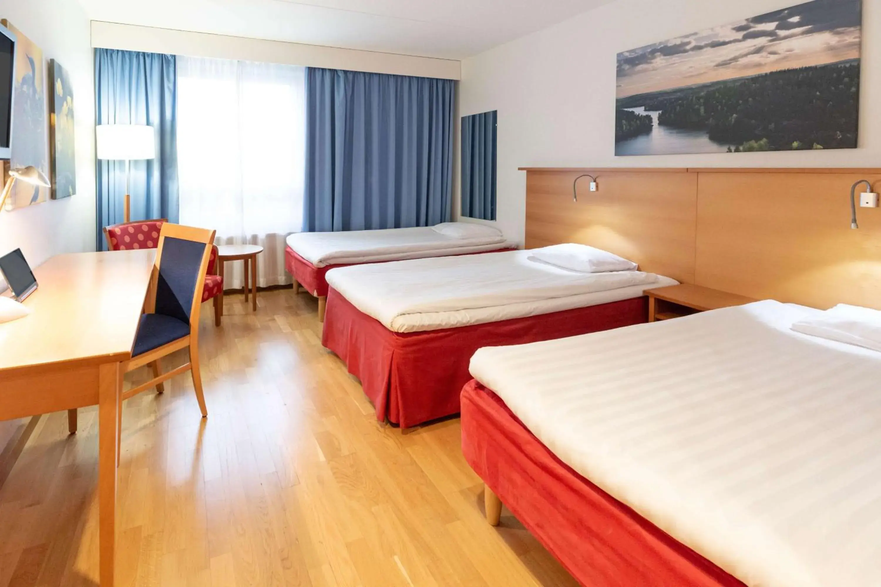 Bedroom, Bed in Scandic Kouvola Bedroom, Bed in Scandic Kouvola