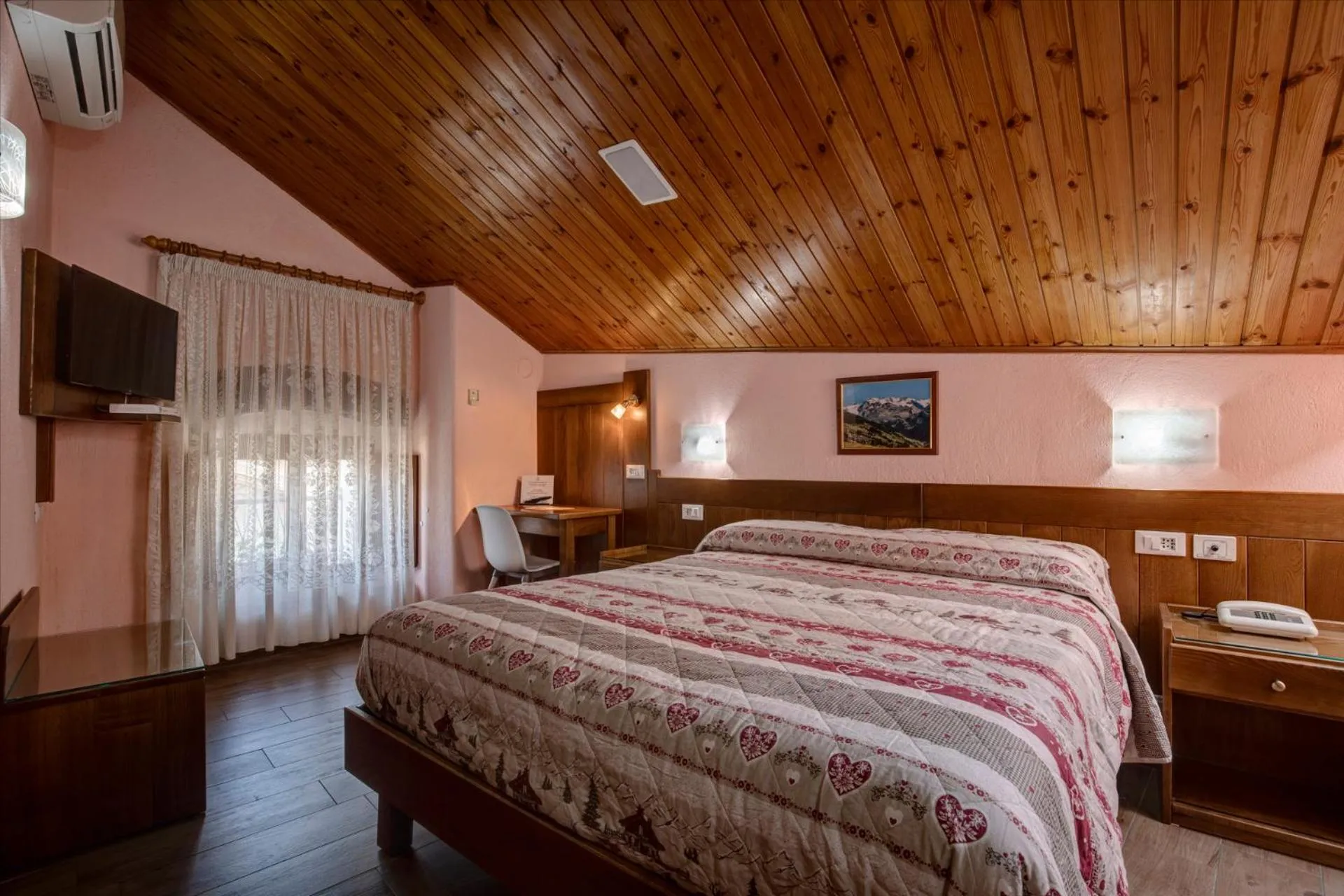 Bed in Hotel Cecchin