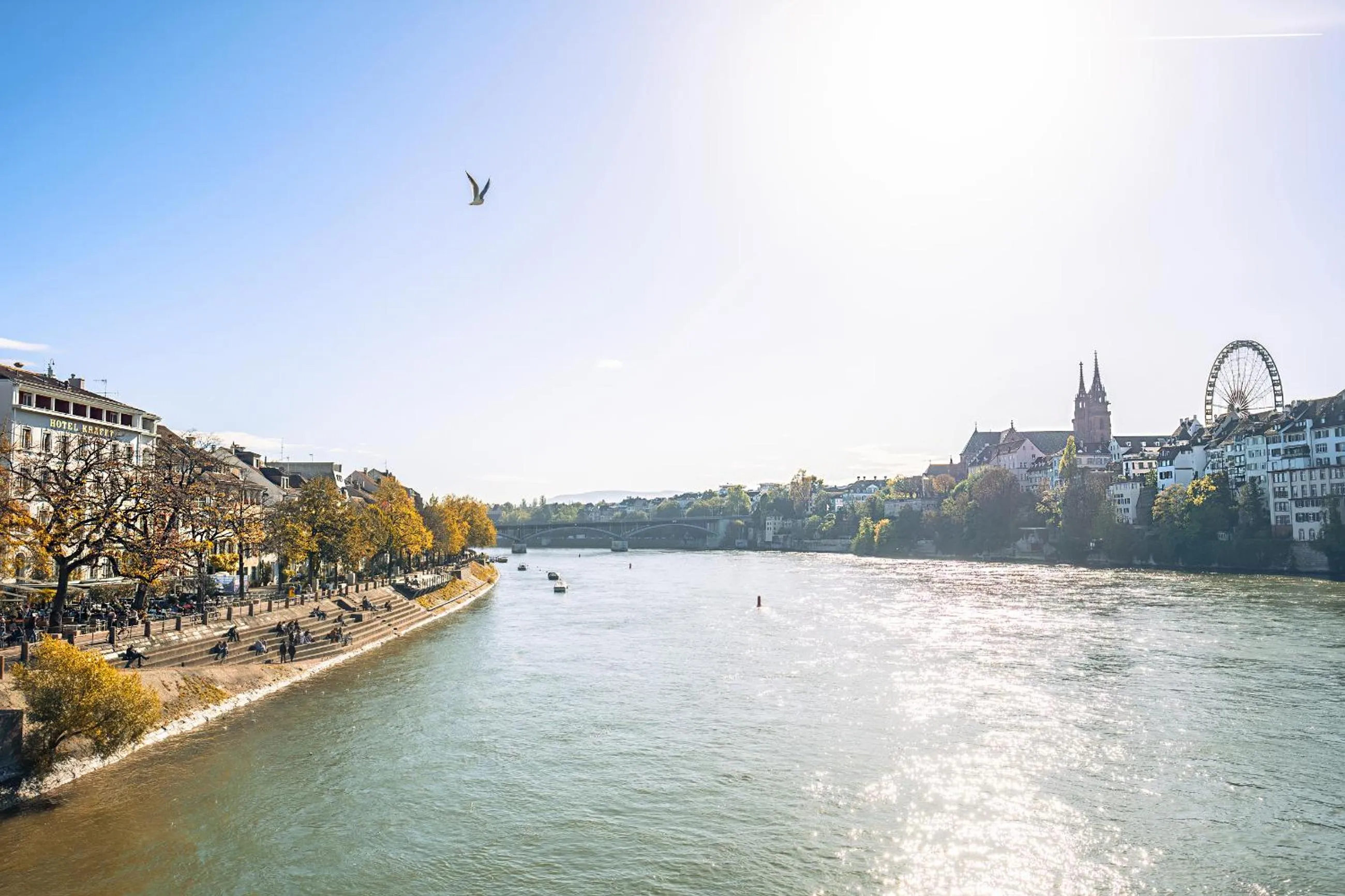 River view in Krafft Basel
