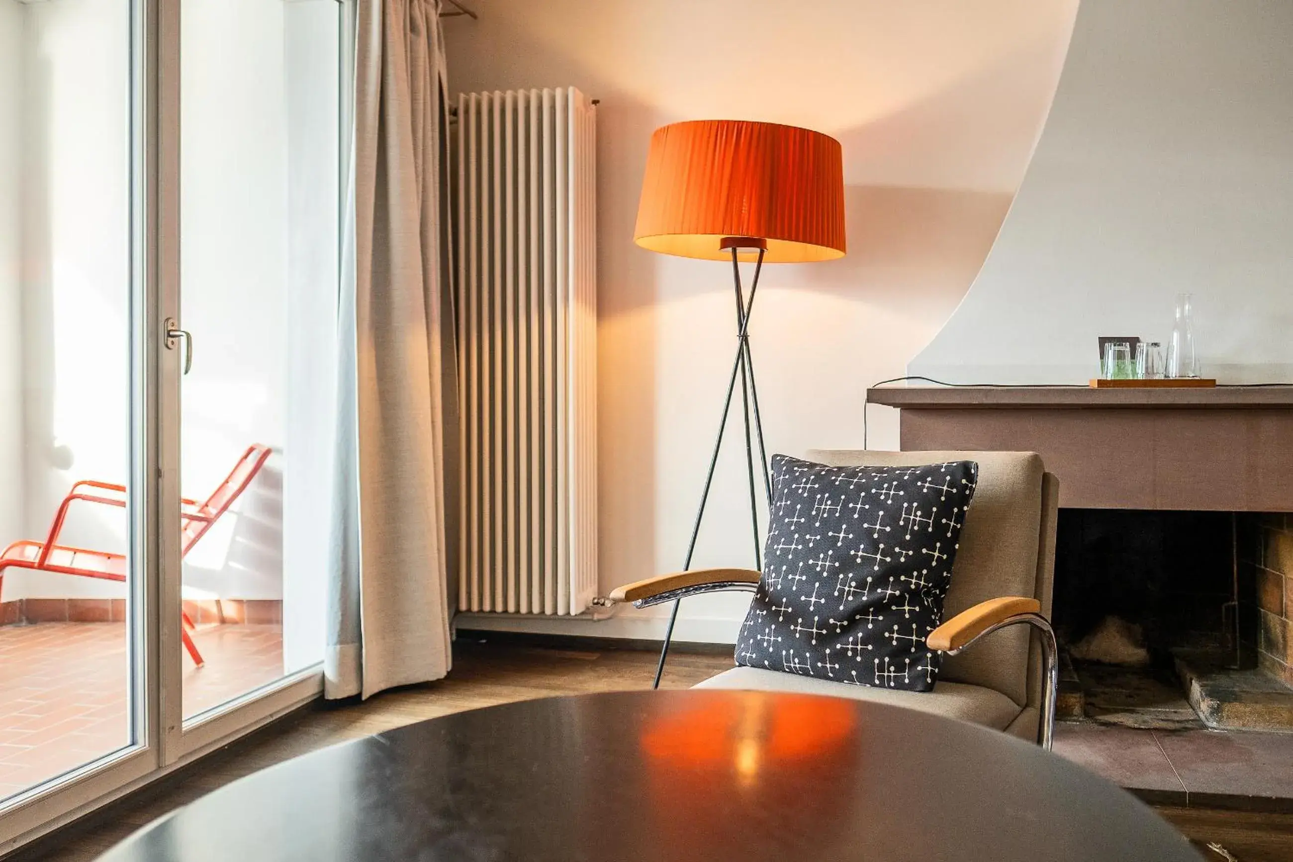 Junior Suite with Balcony in Krafft Basel Junior Suite with Balcony in Krafft Basel