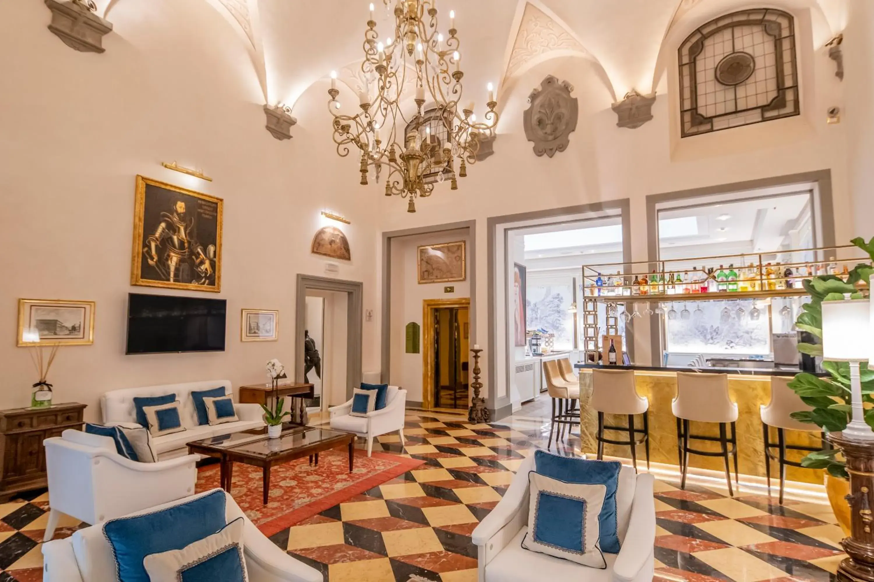 Lobby or reception in Golden Tower Hotel & Spa Lobby or reception in Golden Tower Hotel & Spa