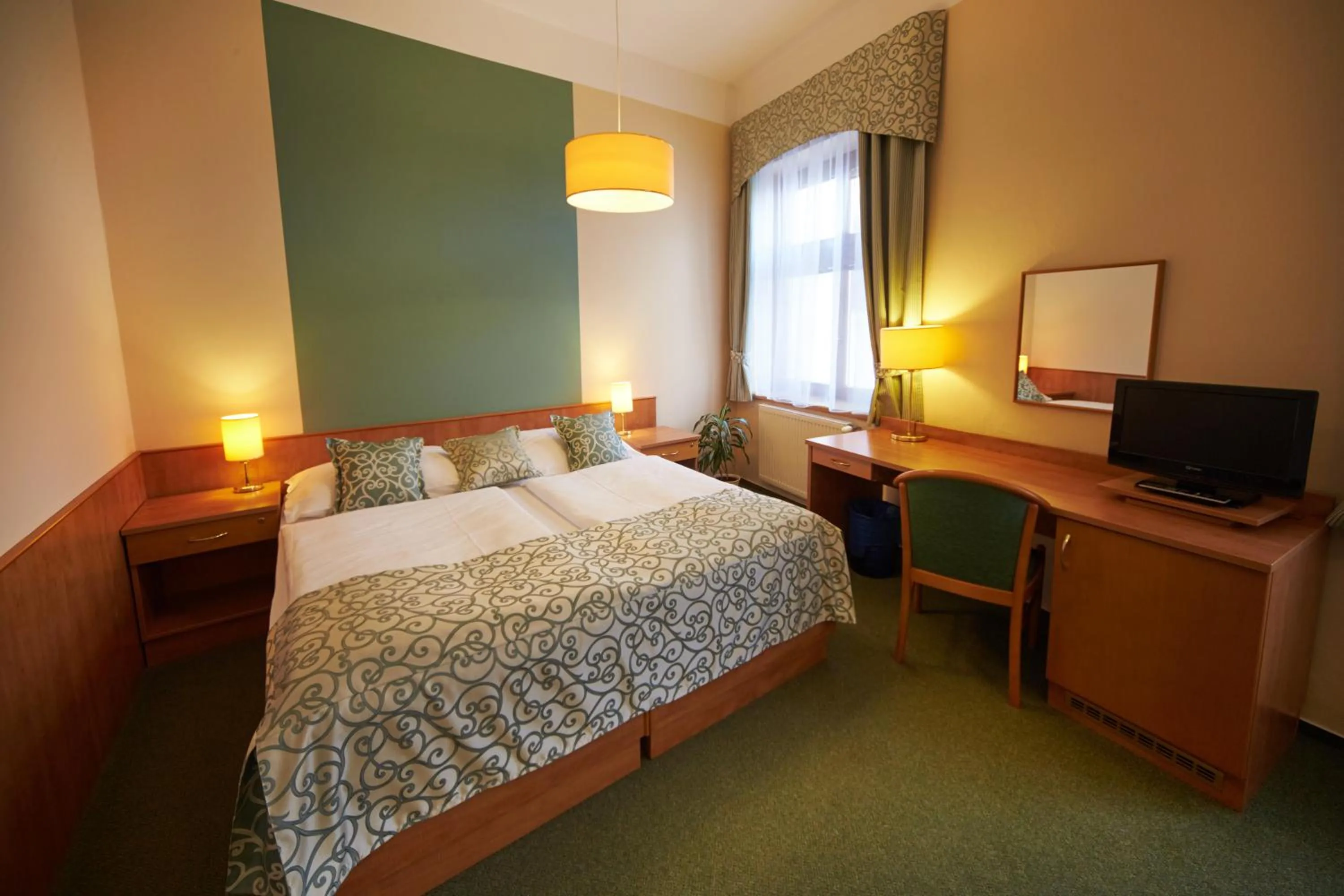 Bed in Hotel Bílý jednorožec