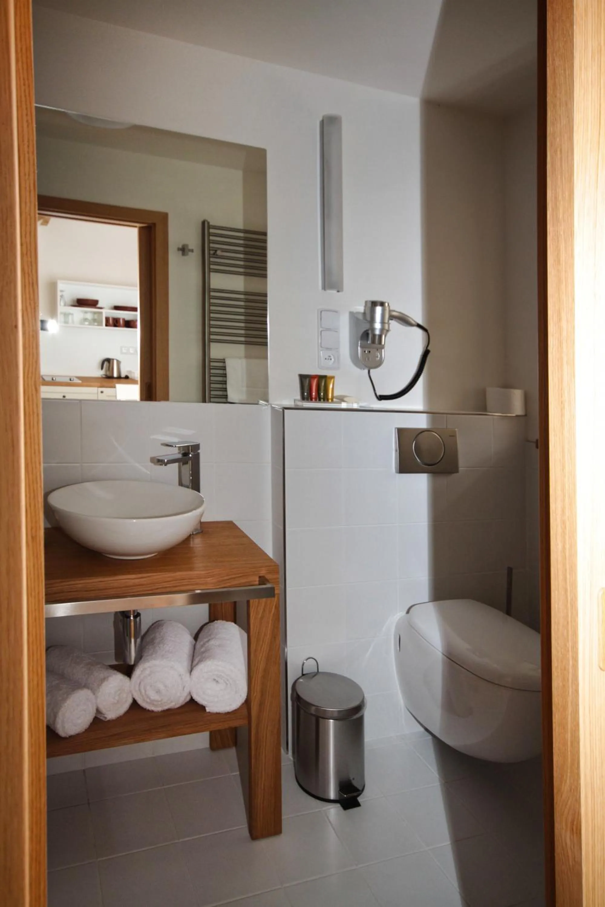 Toilet in Hotel Bílý jednorožec