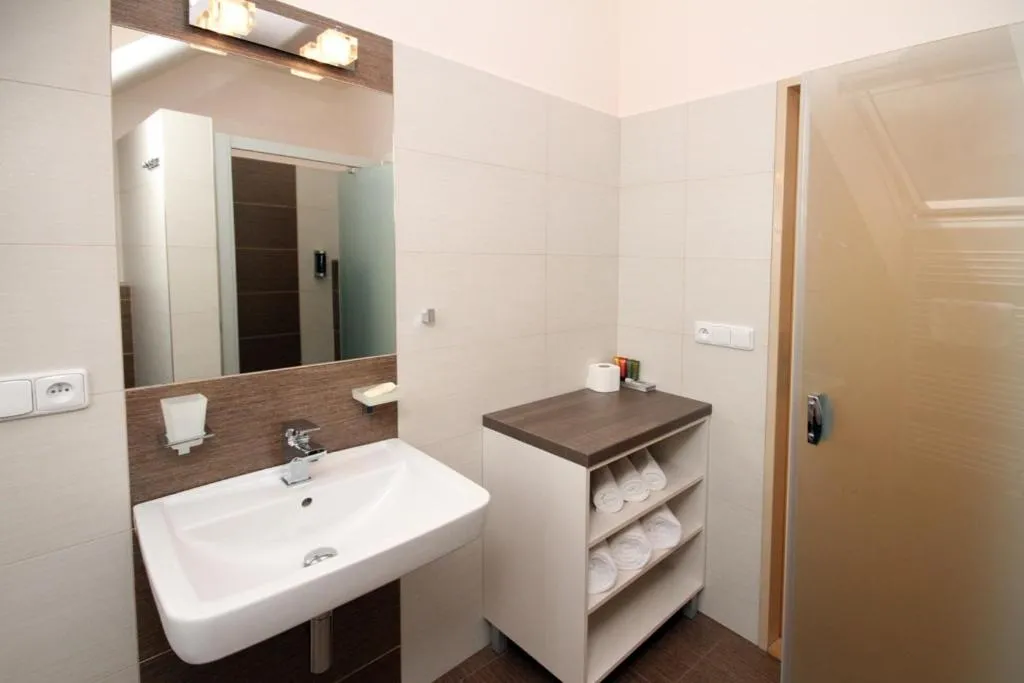 Bathroom in Hotel Bílý jednorožec