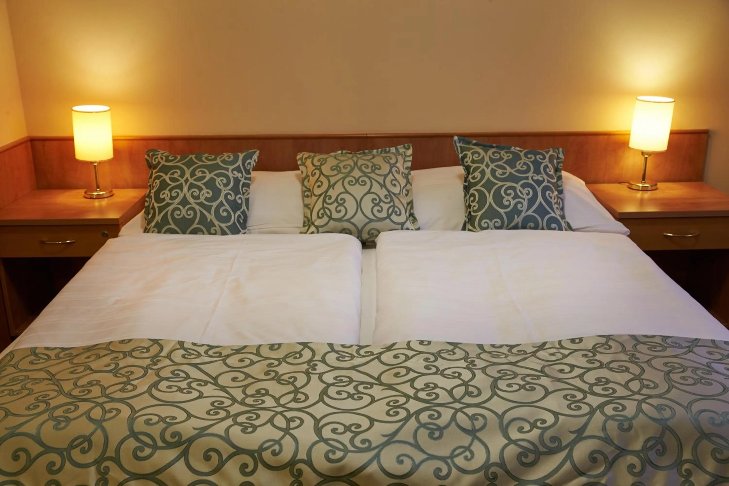 Bed in Hotel Bílý jednorožec