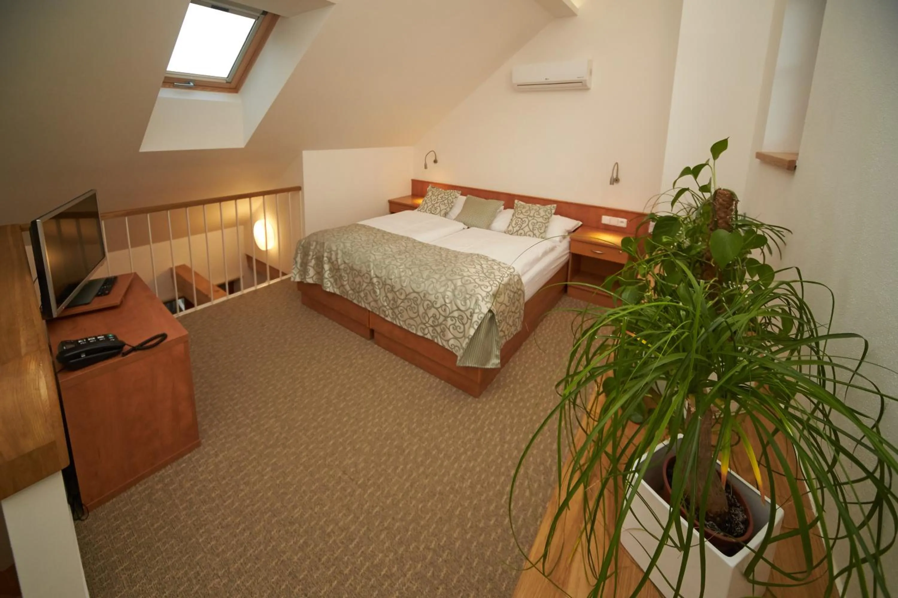 Bed in Hotel Bílý jednorožec