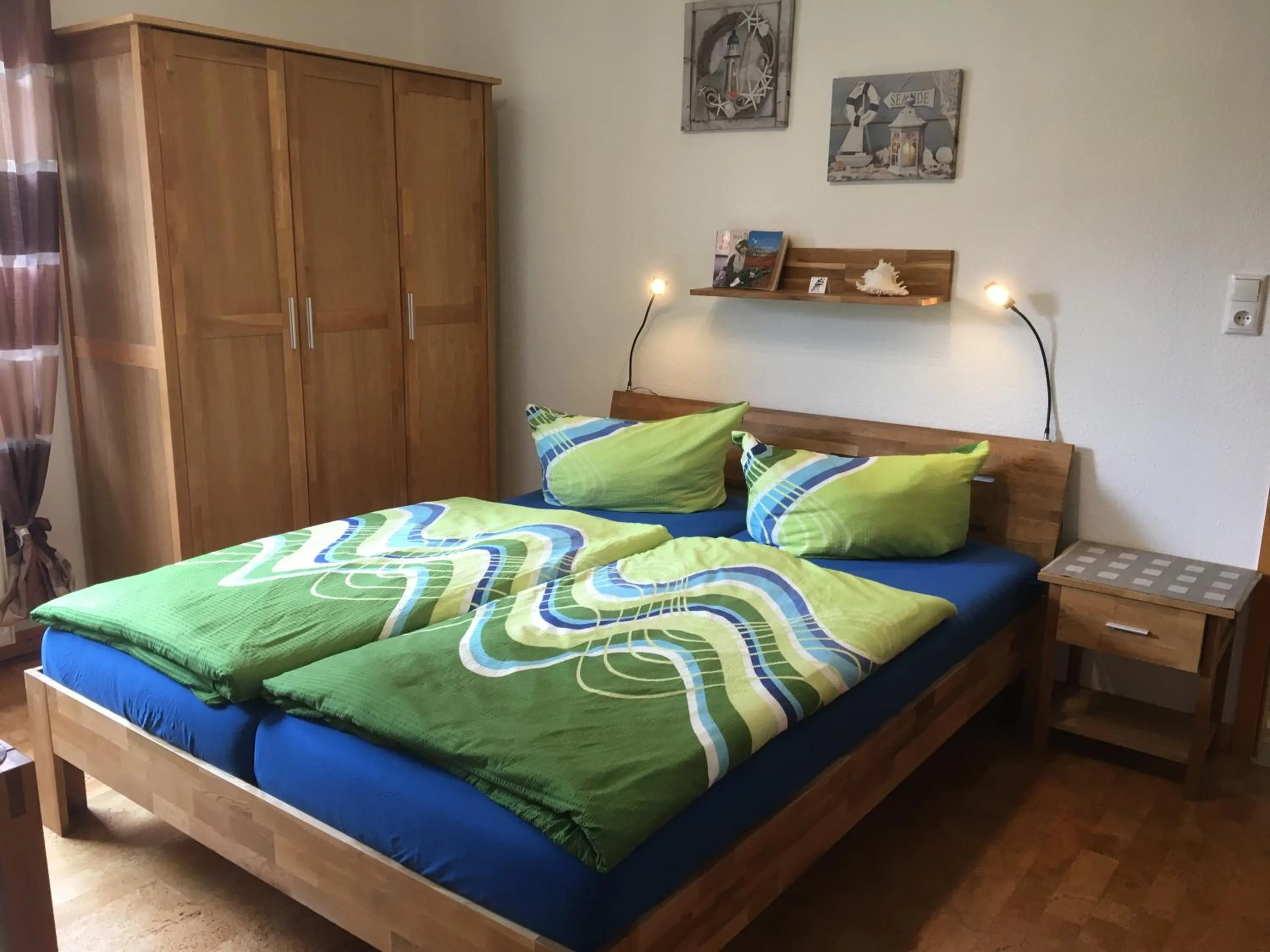 Bed in Hotel Haus am Meer